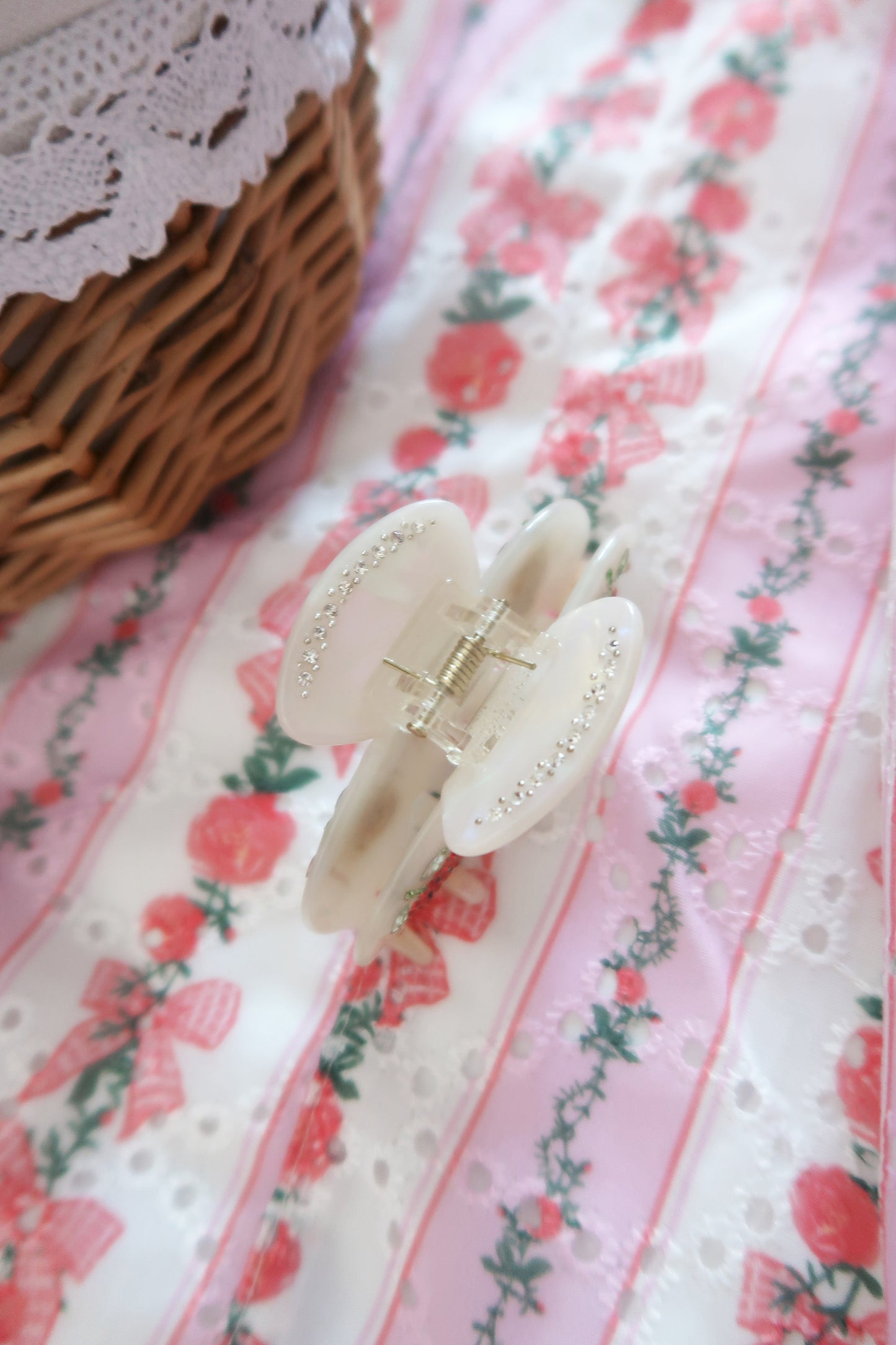 Glazed Strawberry Hair Clip