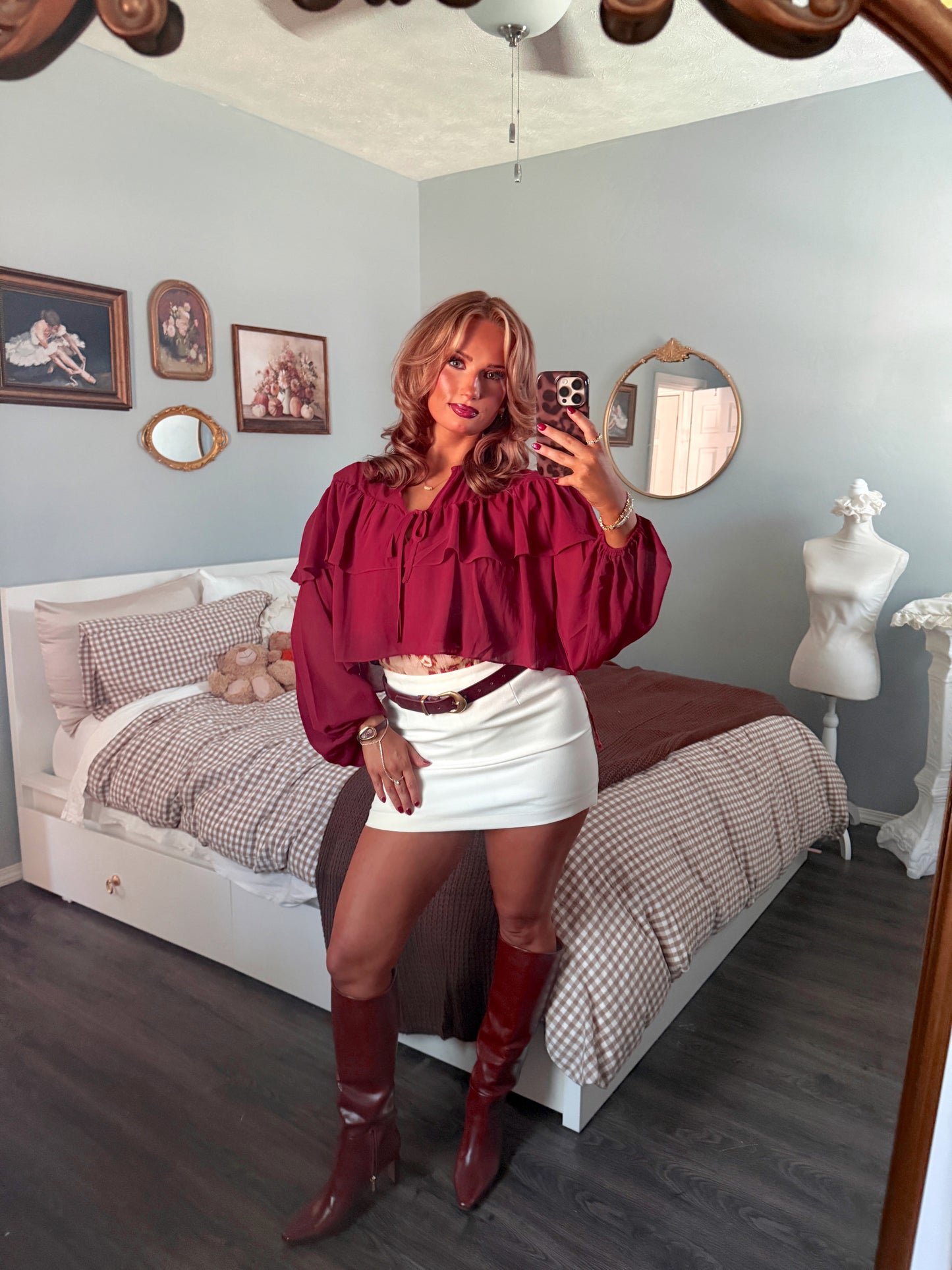 The Ashbourne Chiffon Blouse