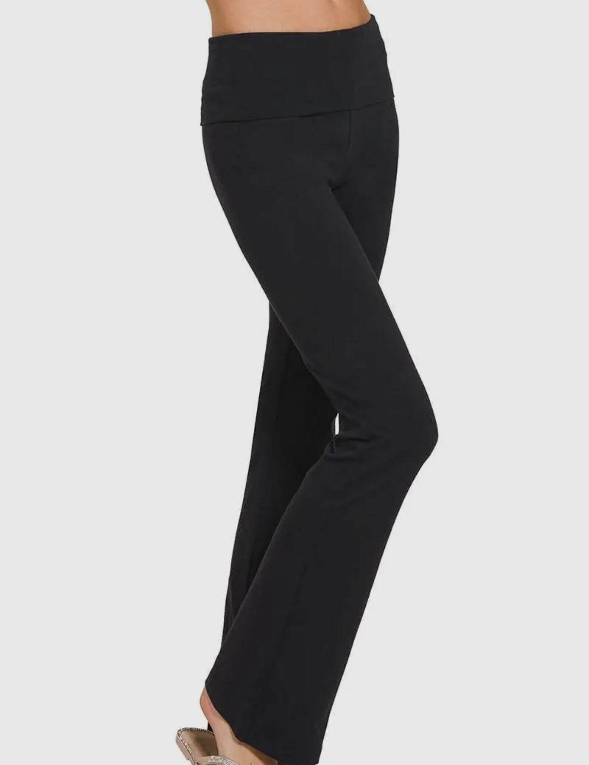 The Fold-Over Everyday Flare Pant