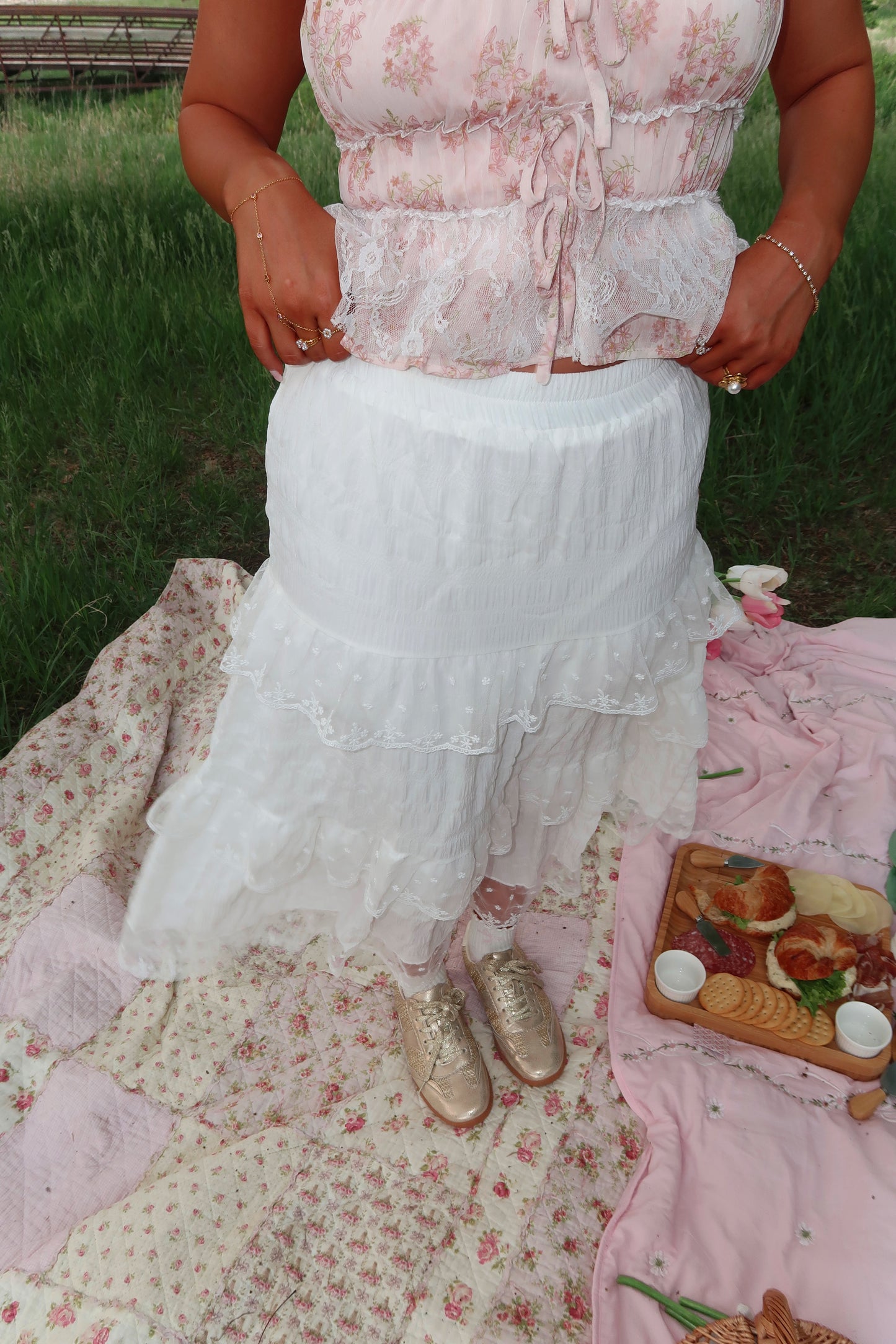 Lacewater Tiered Skirt