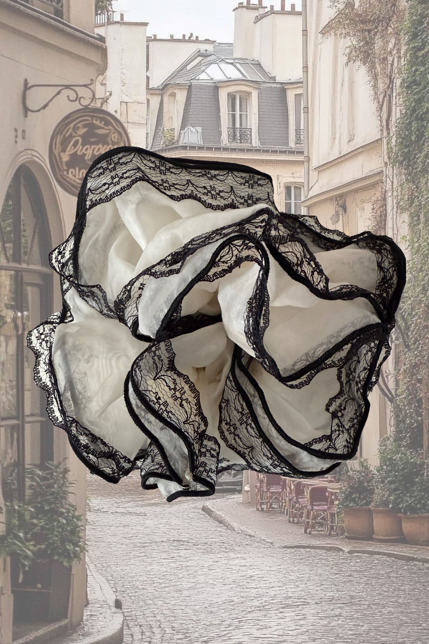 Mademoiselle Chiffon Scrunchie