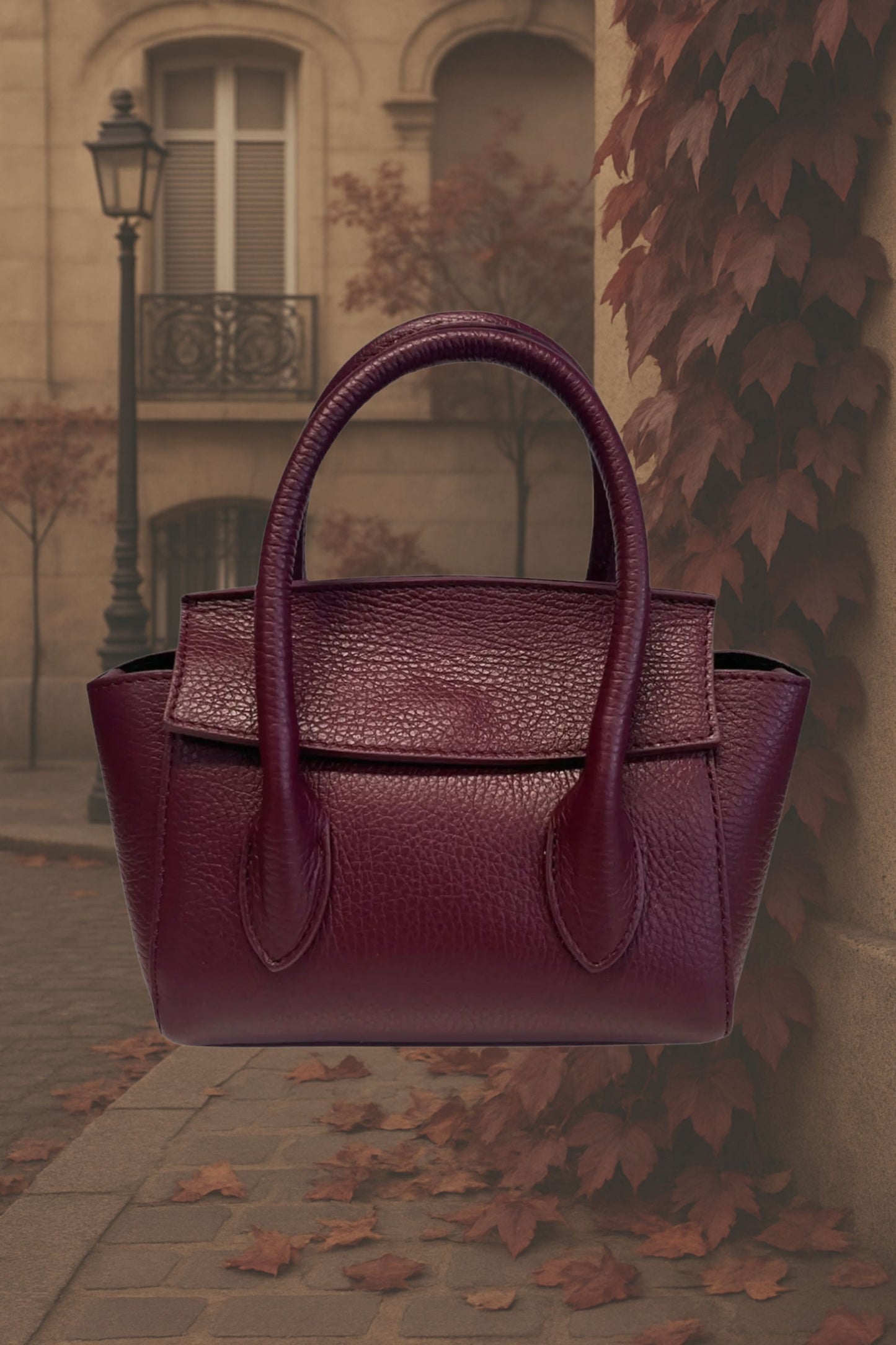 The Amélie Handbag - Merlot