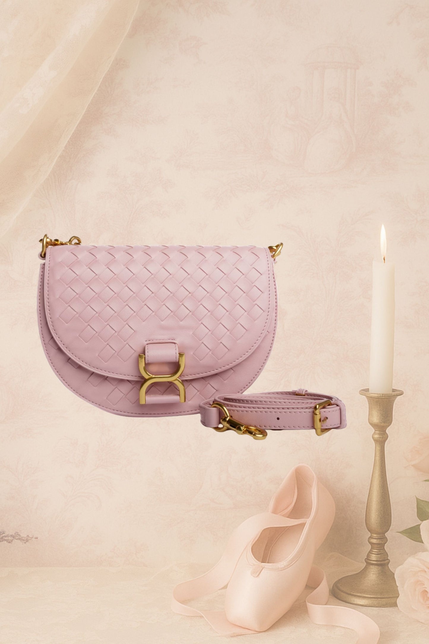 The Camellia Saddle Bag