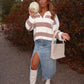 Cabin Fever Sweater - Ivory/Taupe