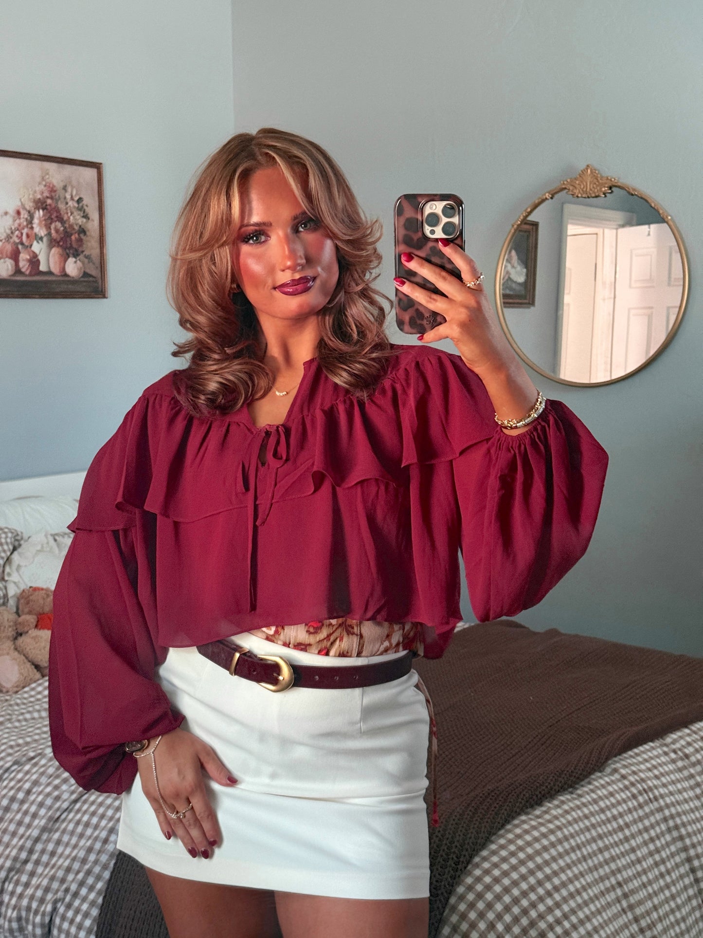 The Ashbourne Chiffon Blouse