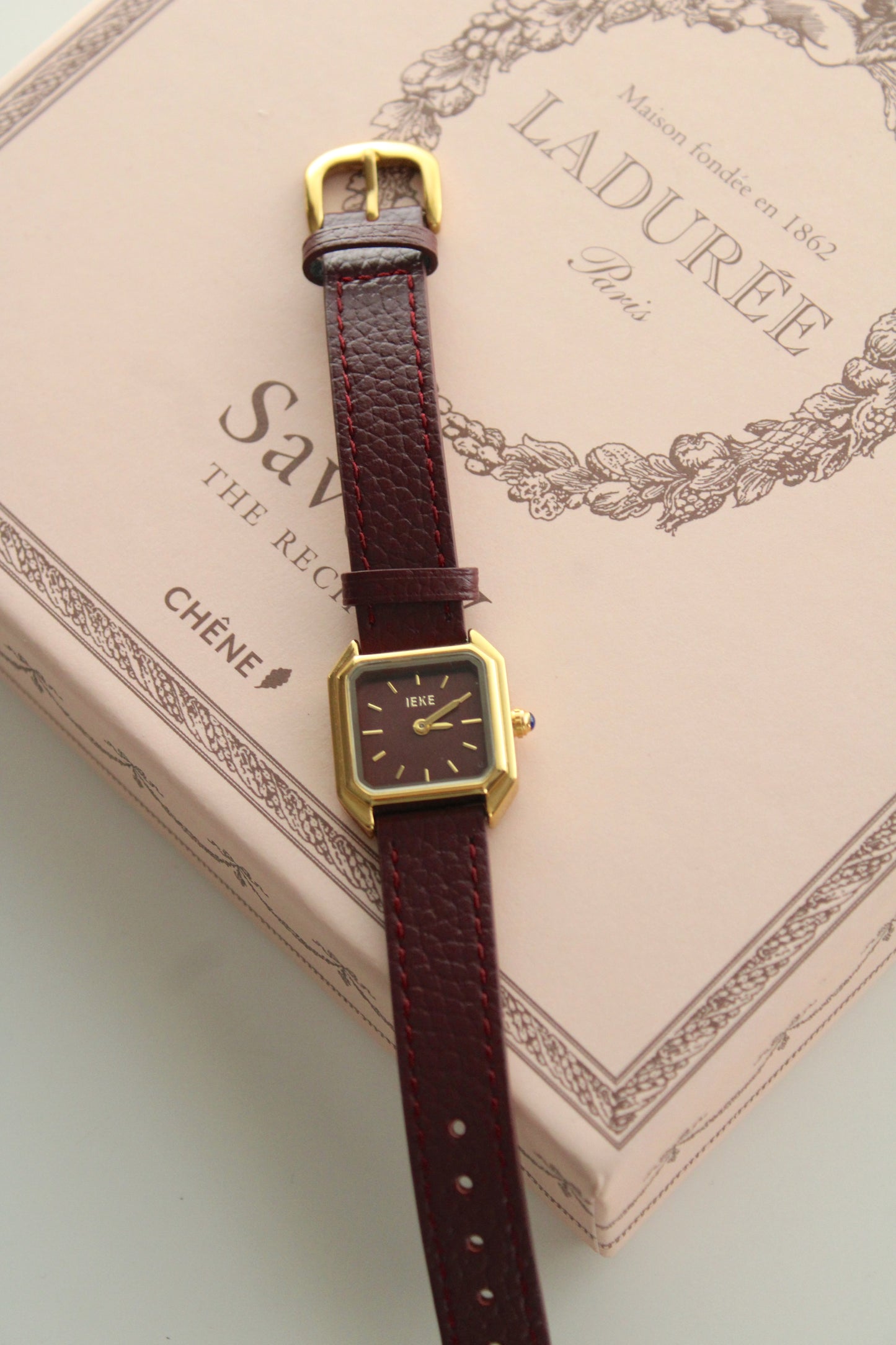 Heritage Claret Leather Watch