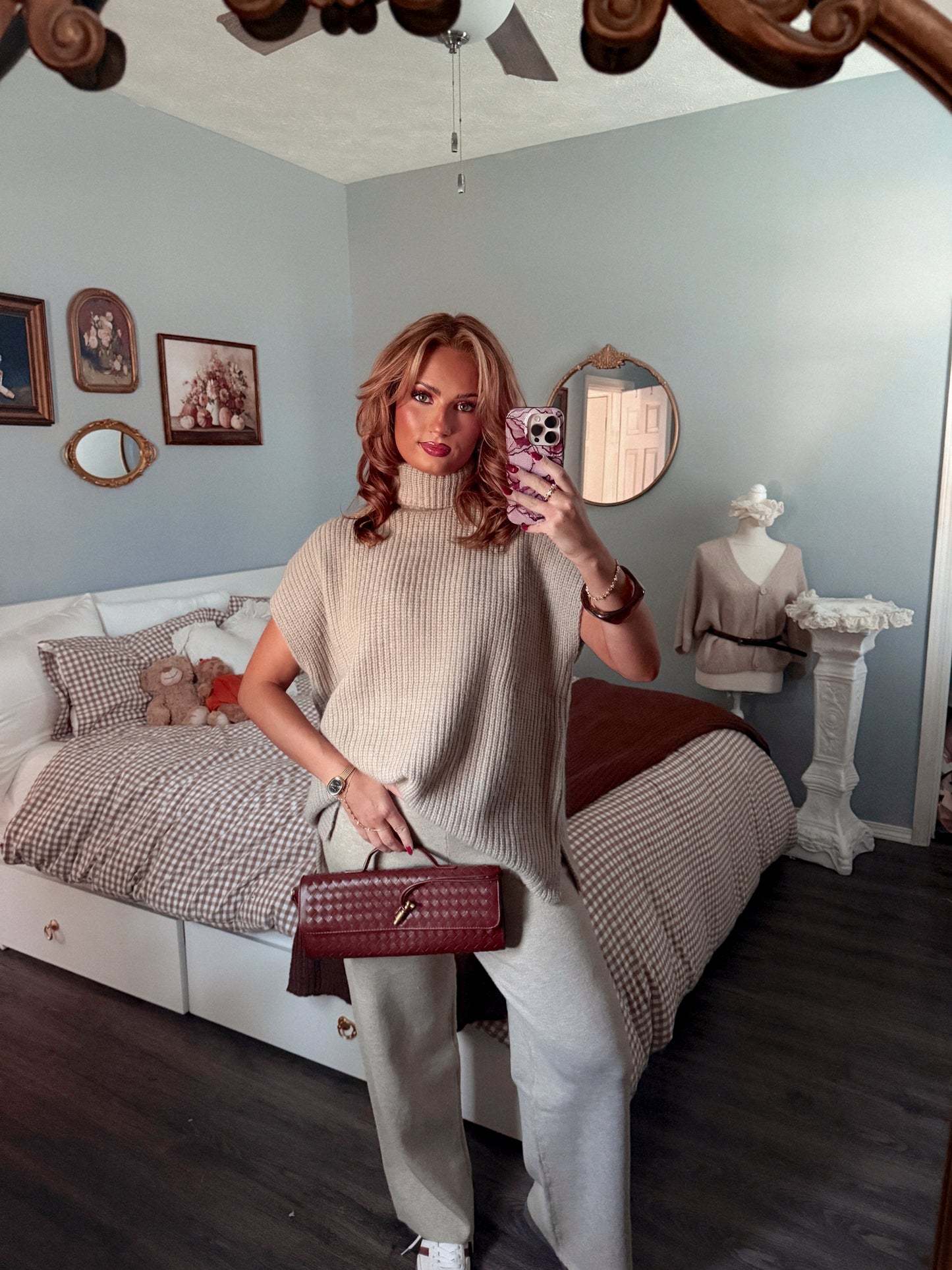 The Montaigne Knit Set - Khaki Taupe