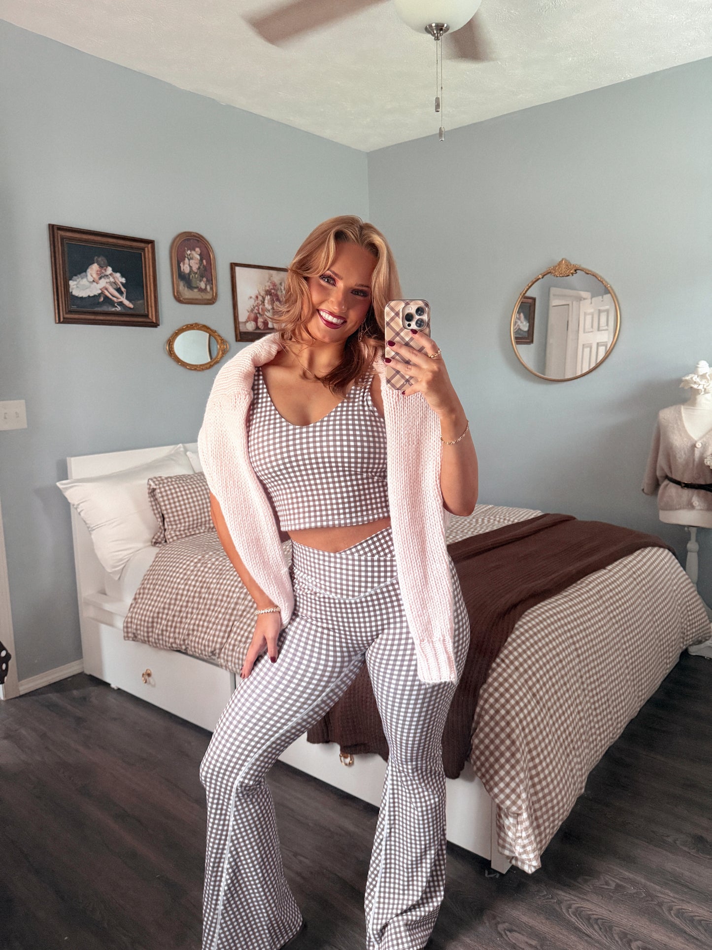 Heritage Gingham Three Piece Set