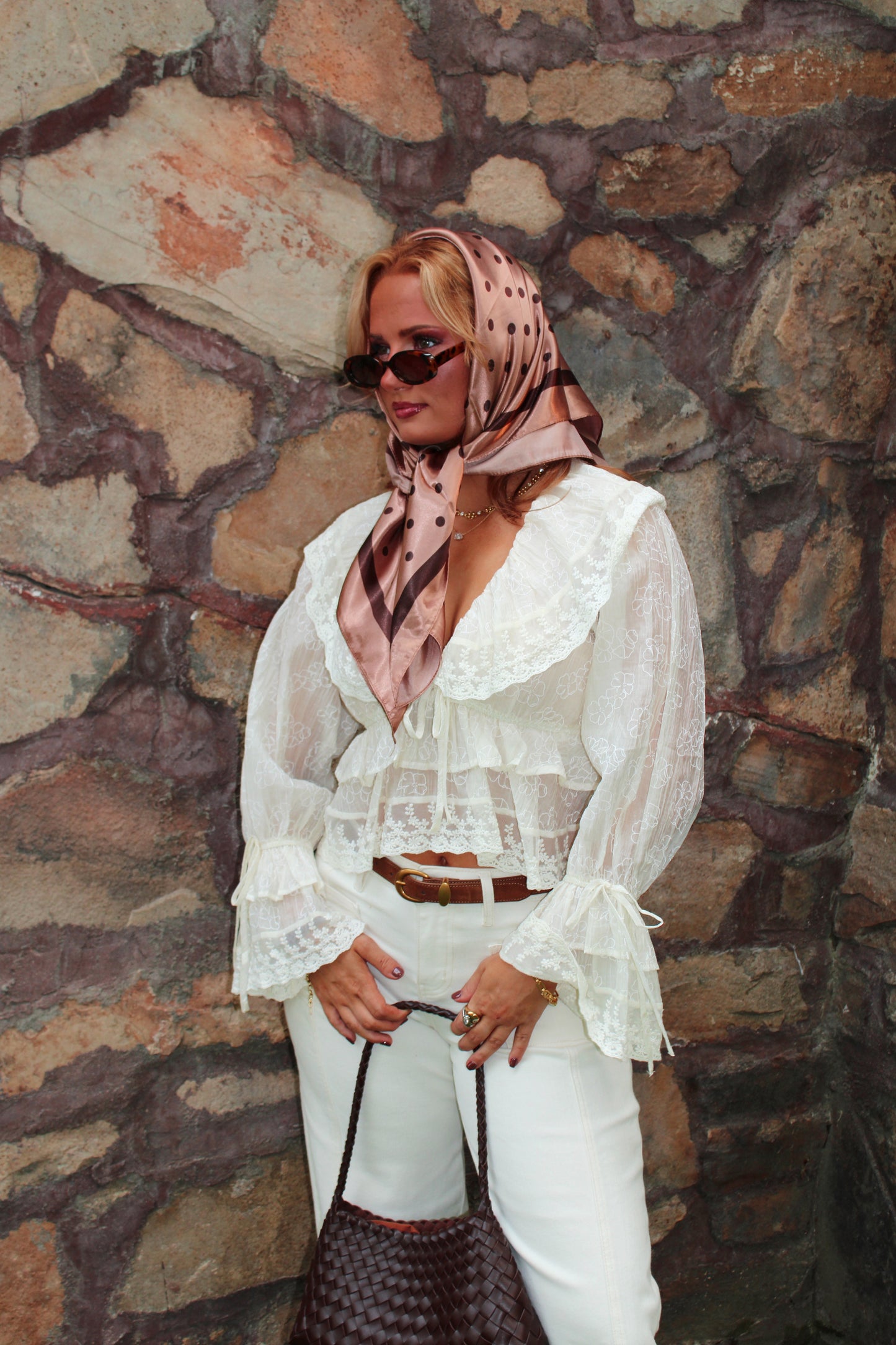 The Poésie Lace Blouse