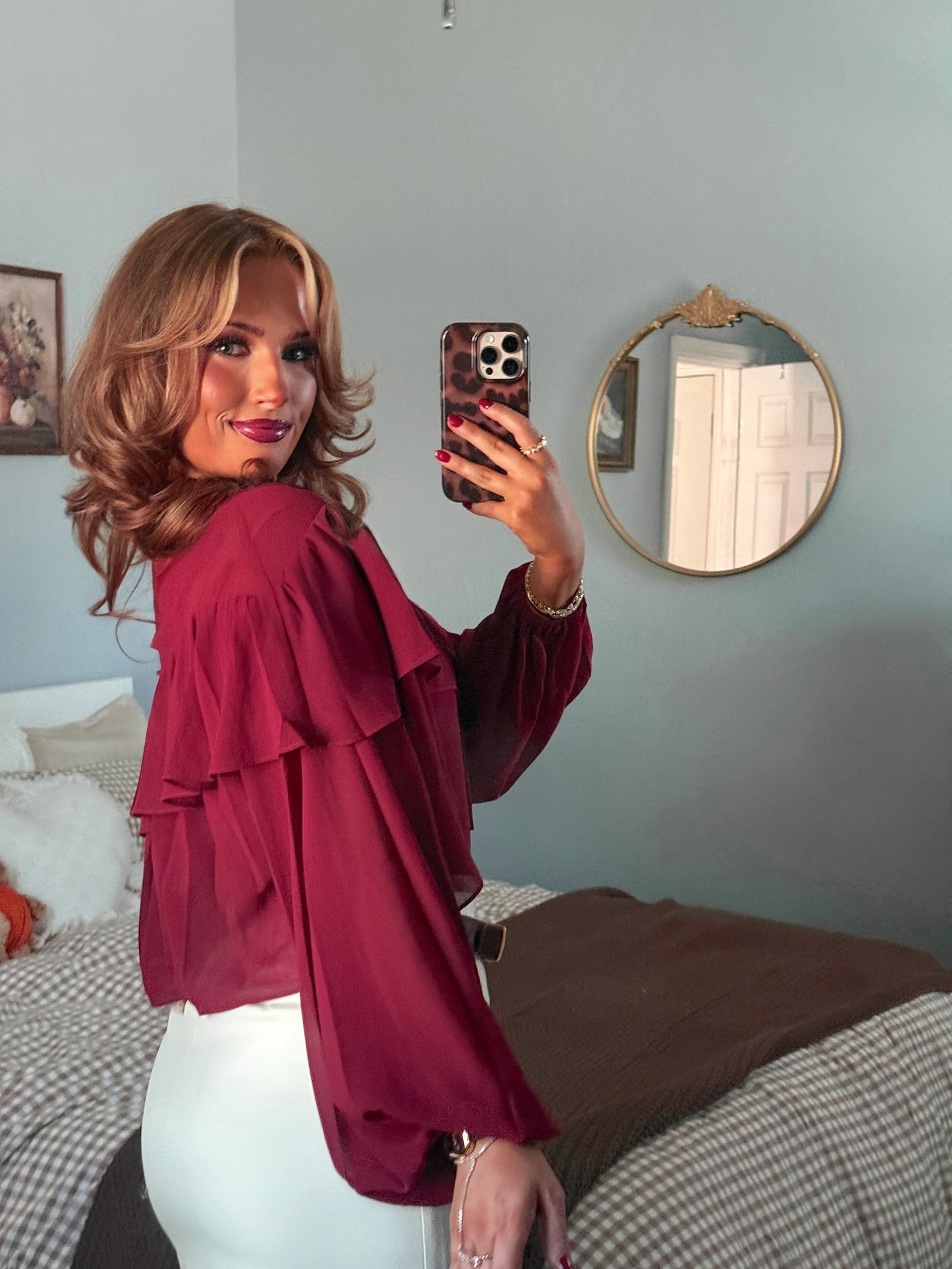 The Ashbourne Chiffon Blouse