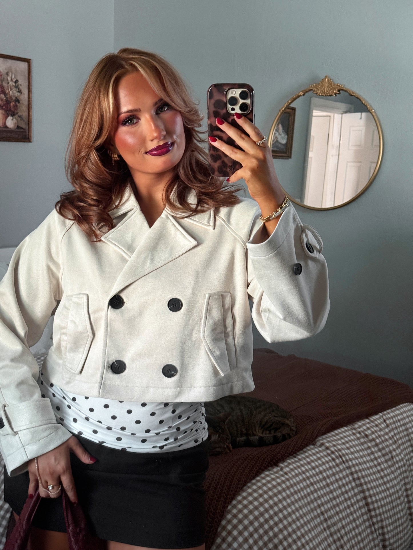 The Delacroix Suede Trench