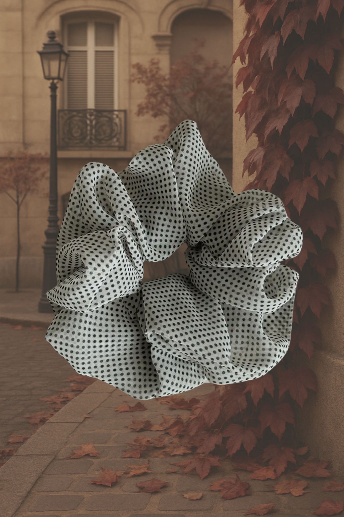Midnight Macaron Oversized Scrunchie