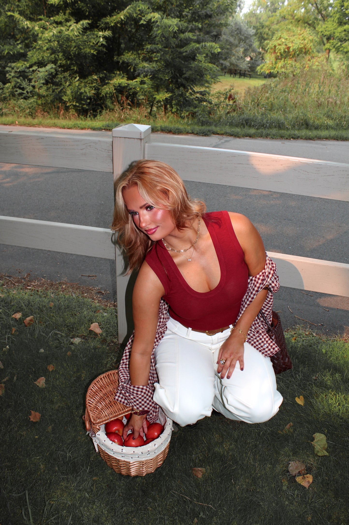 The Claret Ribbed Tank - Wine Stains