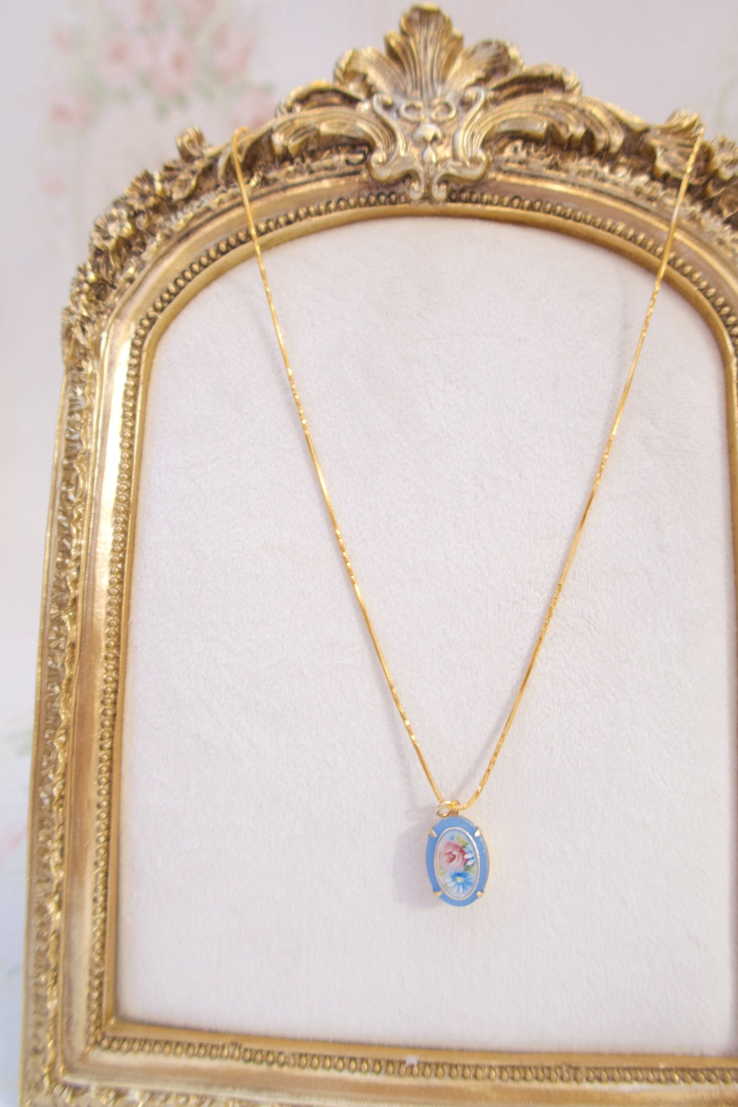The Bluebell Charm Vintage Necklace
