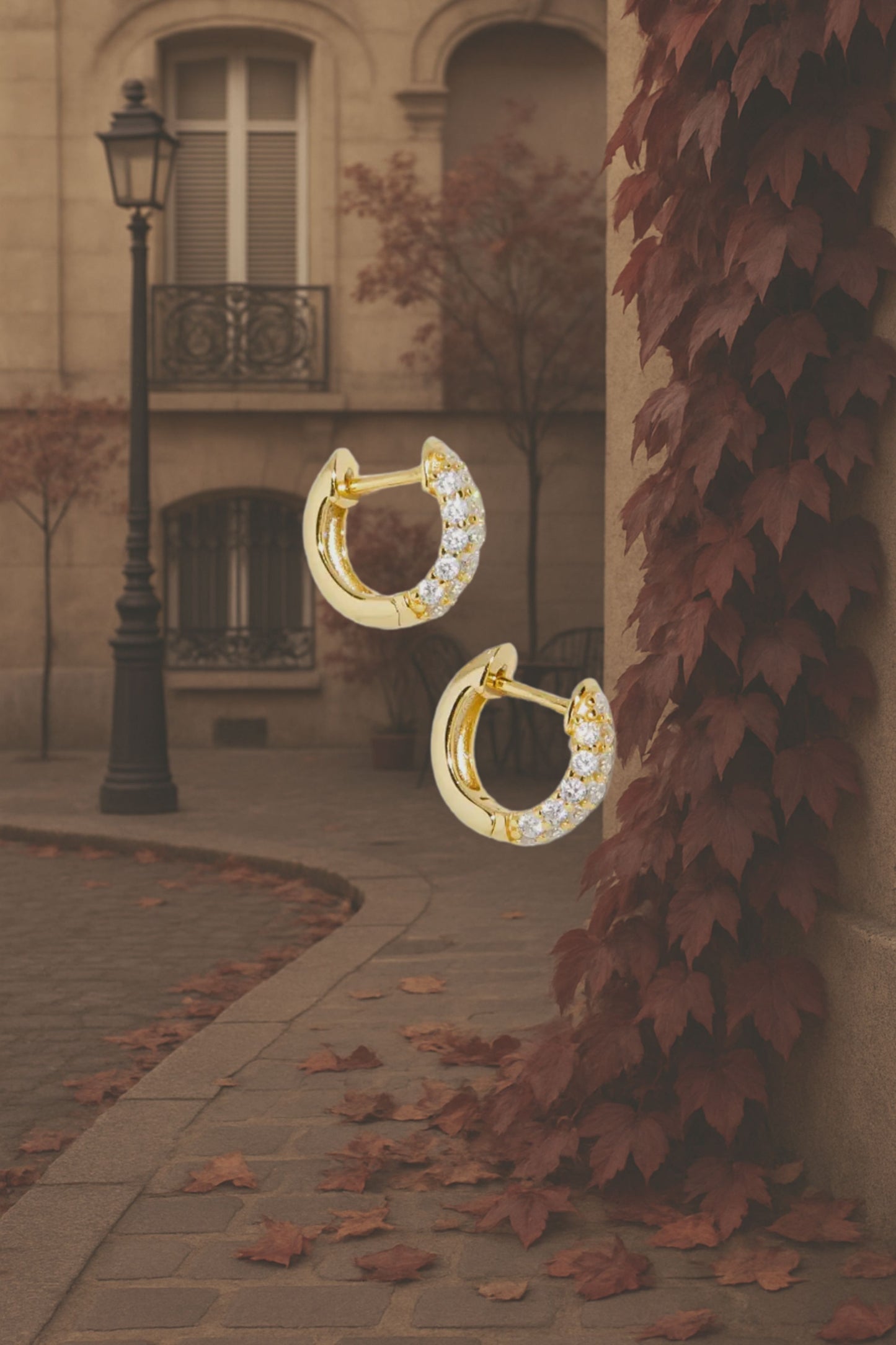 Rivoli Gleam Pave Hoops RESTOCK 8.4