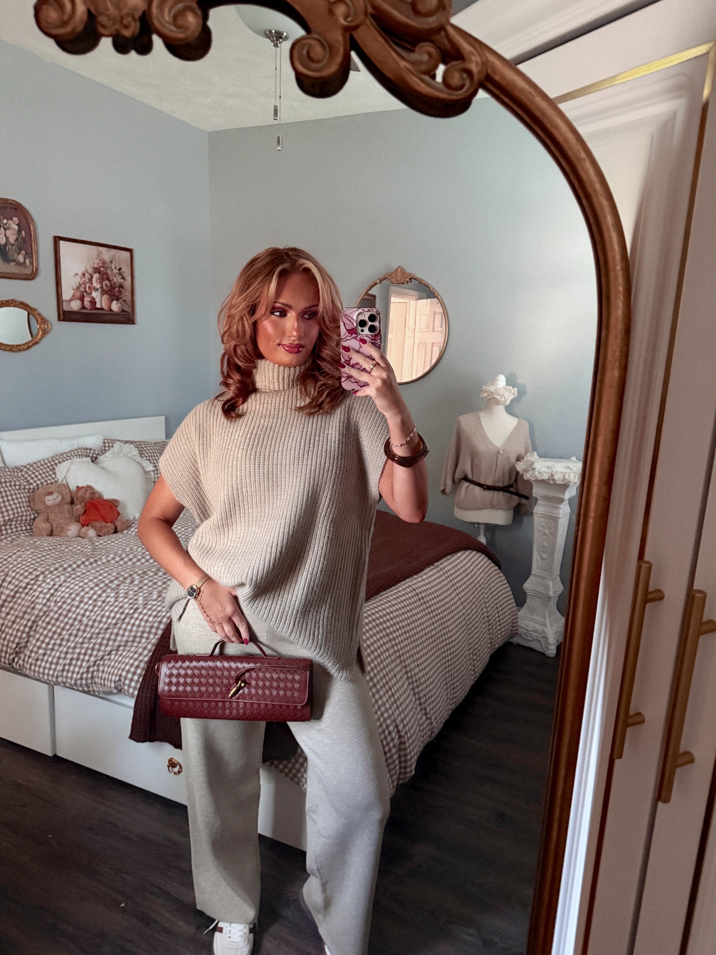 The Montaigne Knit Set - Khaki Taupe