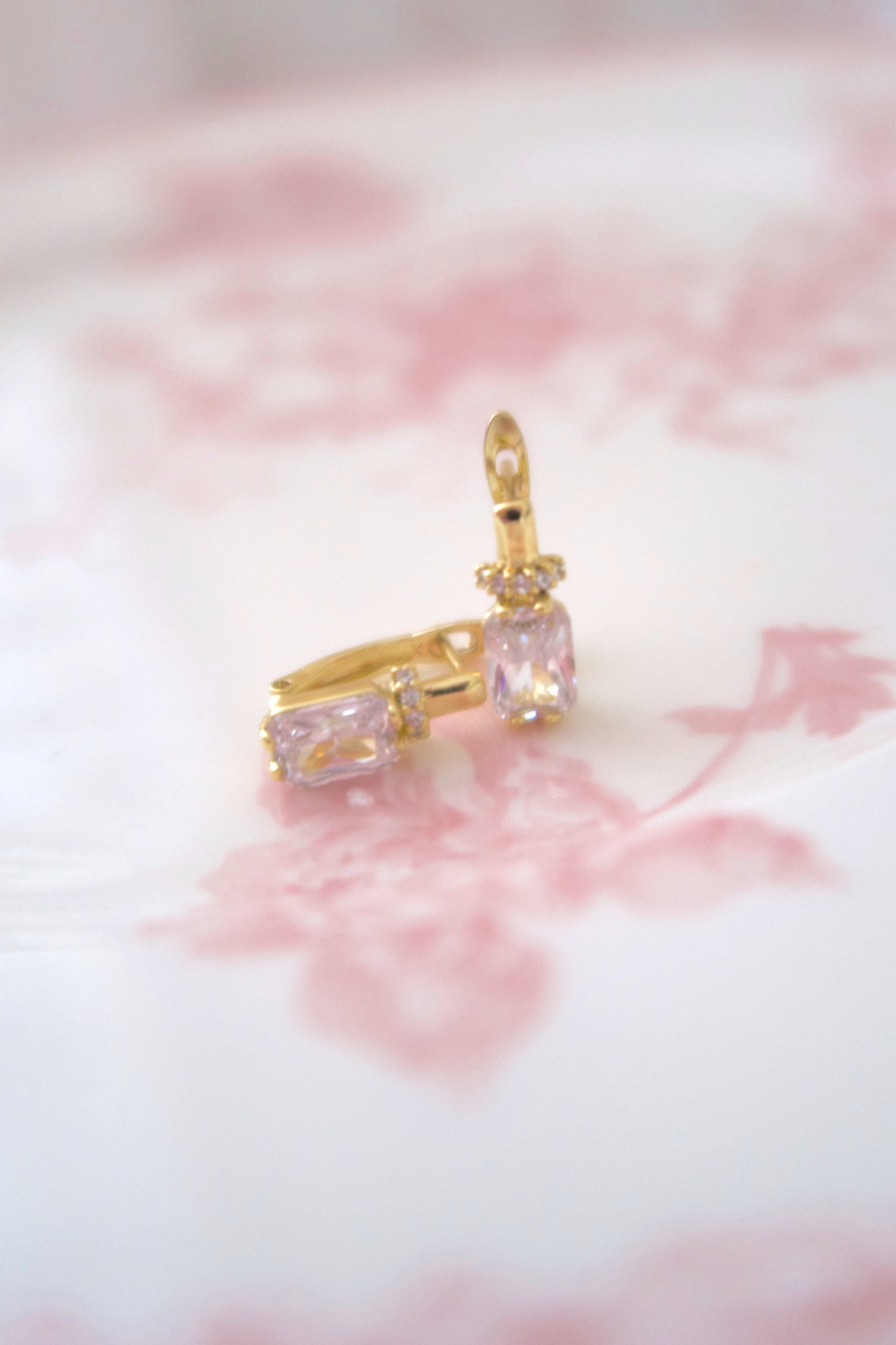 Royal Radiance Baguette Earrings