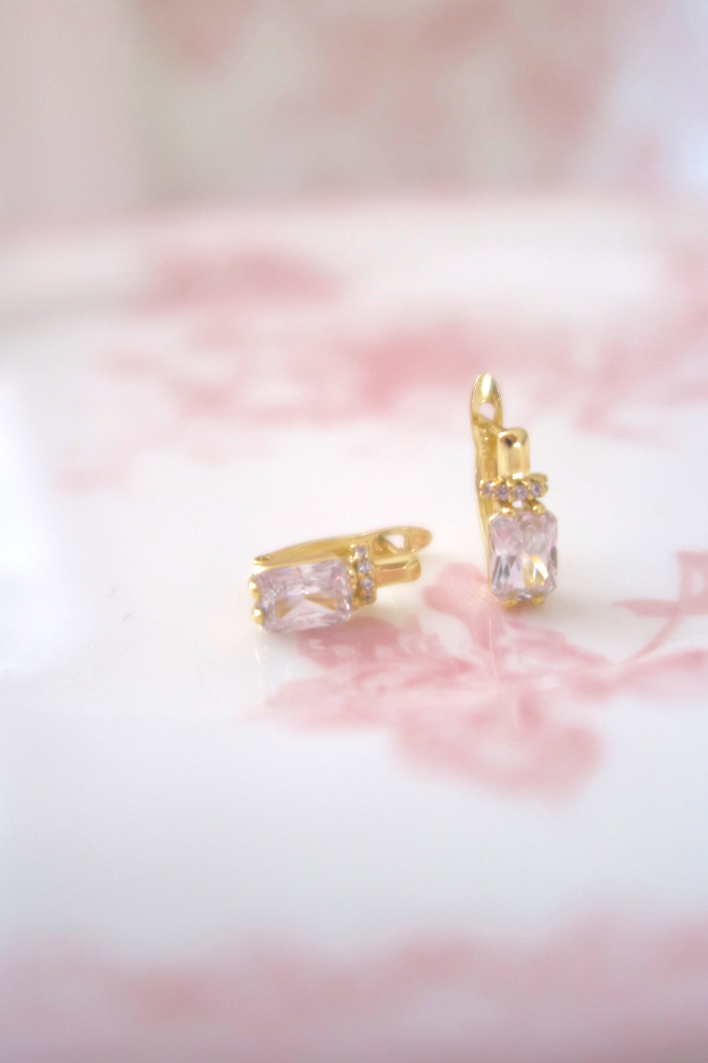 Royal Radiance Baguette Earrings