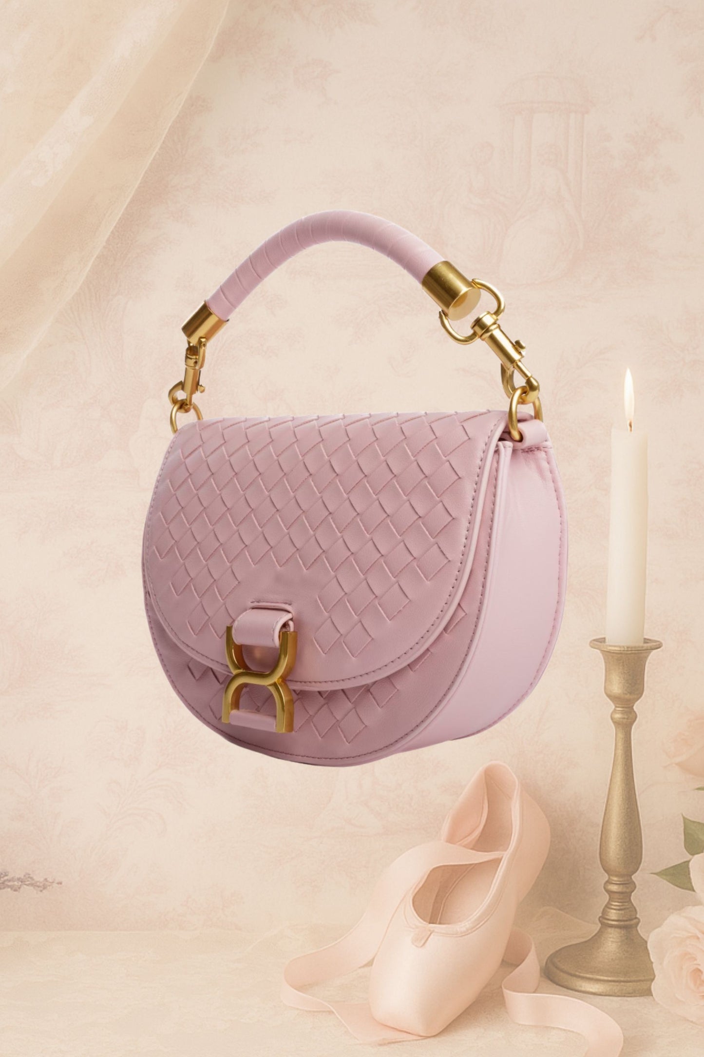 The Camellia Saddle Bag