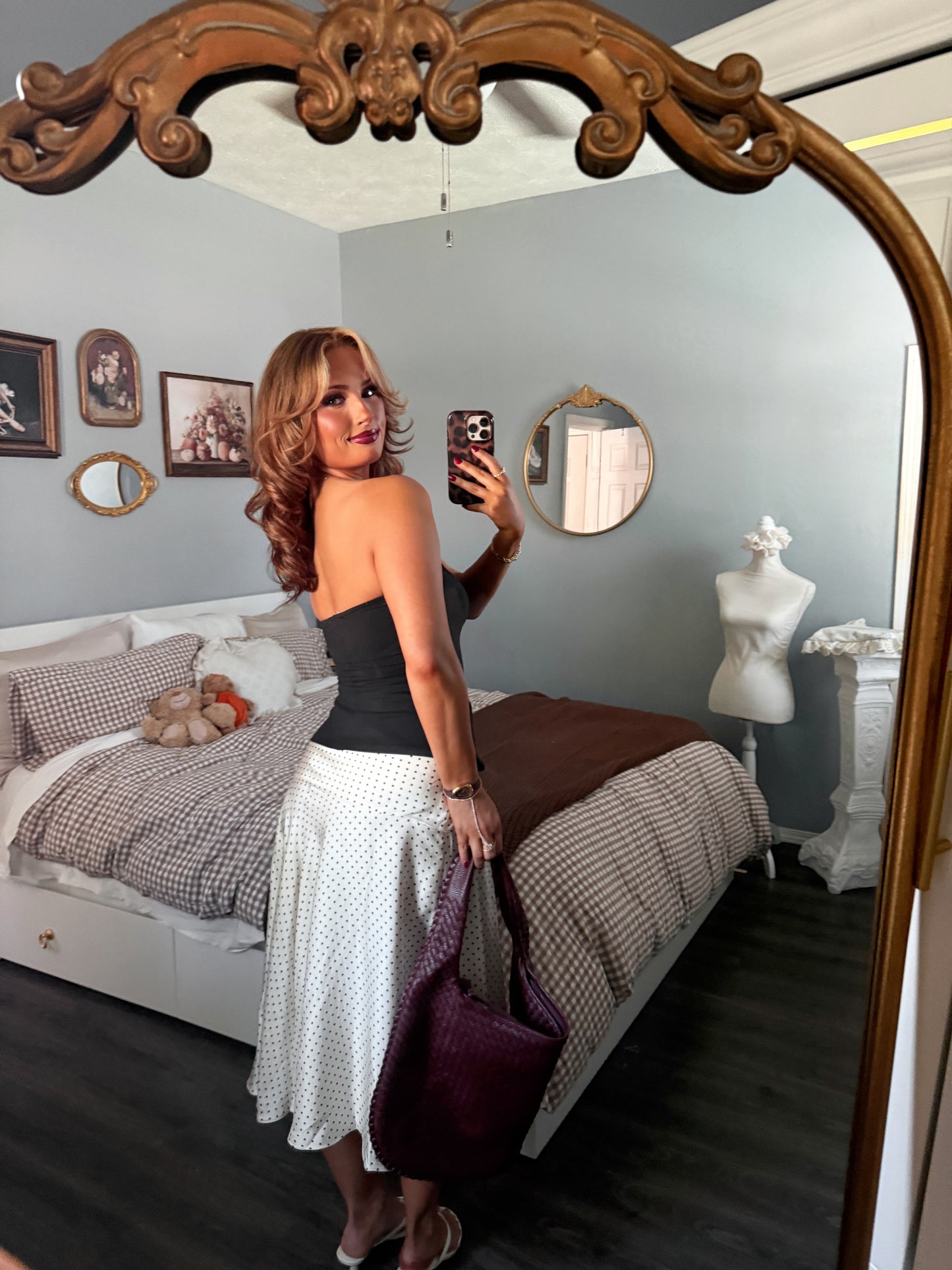 The French Girl Satin Skirt