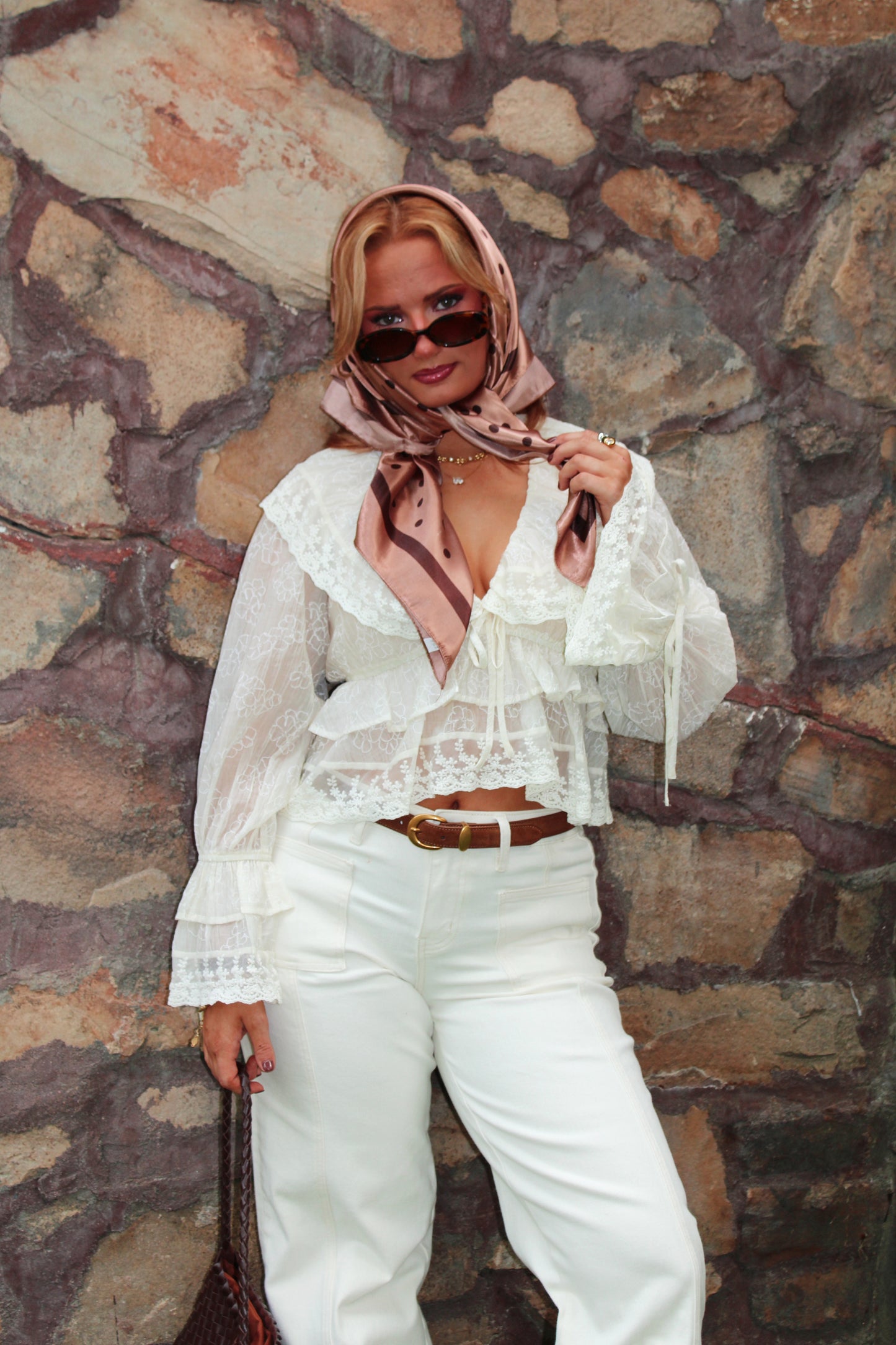 The Poésie Lace Blouse