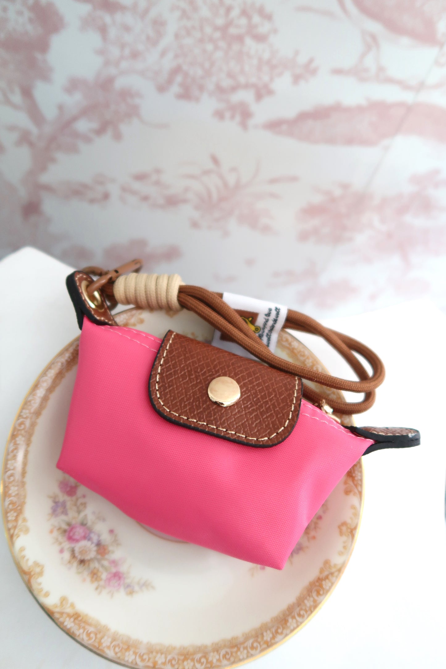 Petit Pouch Keychain - Barbie Pink