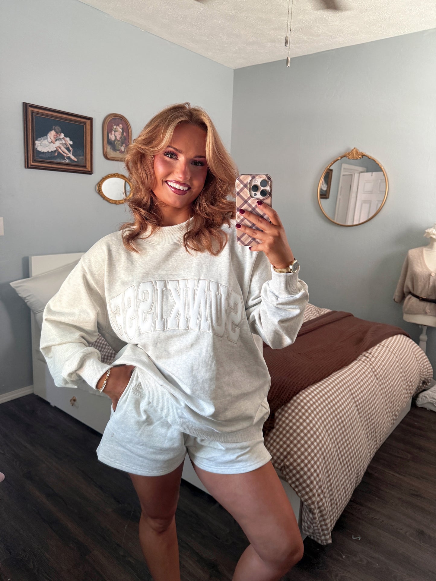Sunkissed Mockneck - Oatmilk Gray