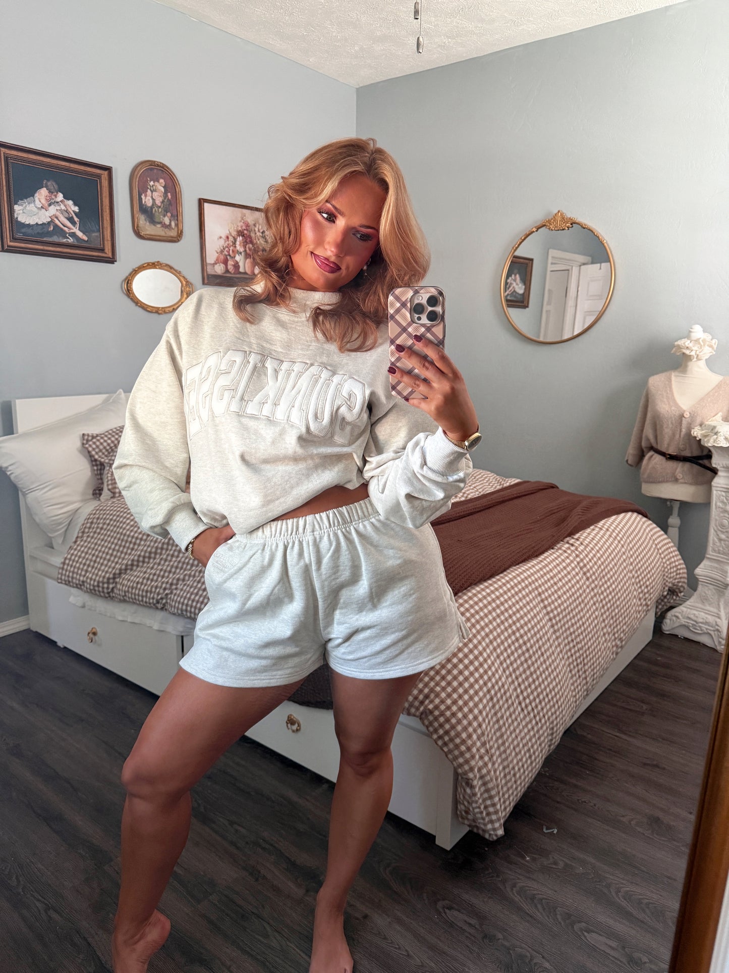 Sunkissed Mockneck - Oatmilk Gray