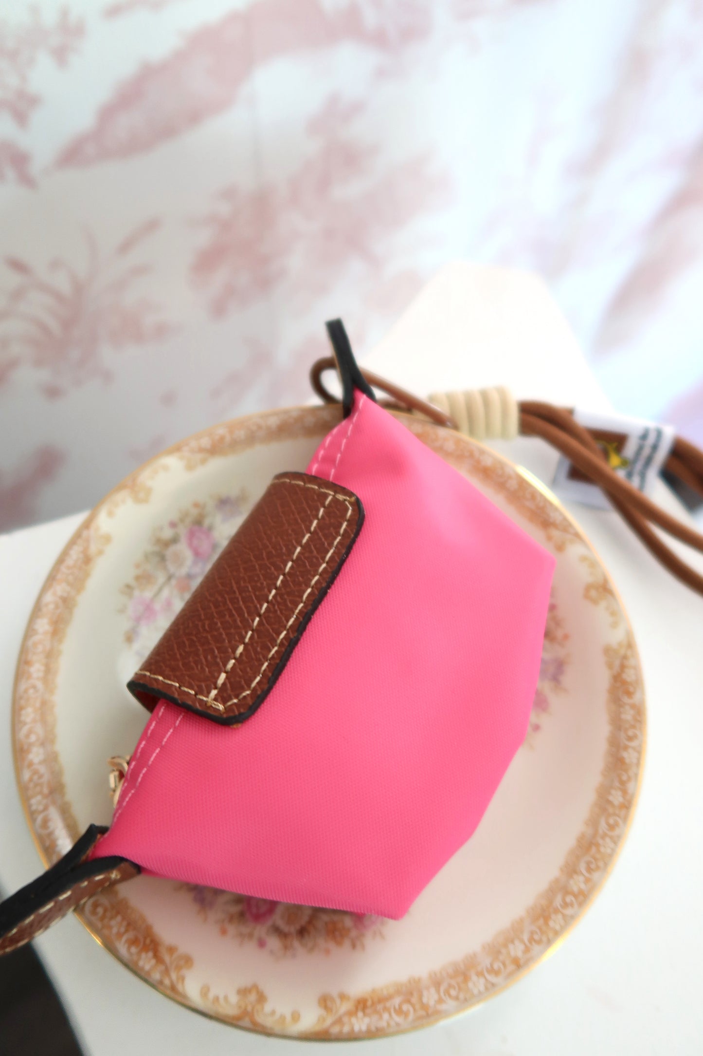 Petit Pouch Keychain - Barbie Pink