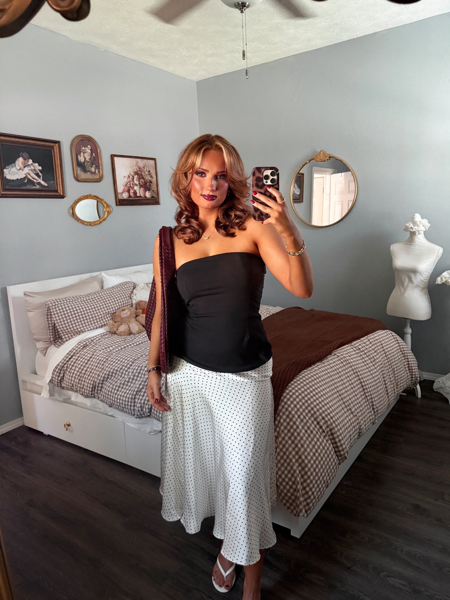The French Girl Satin Skirt