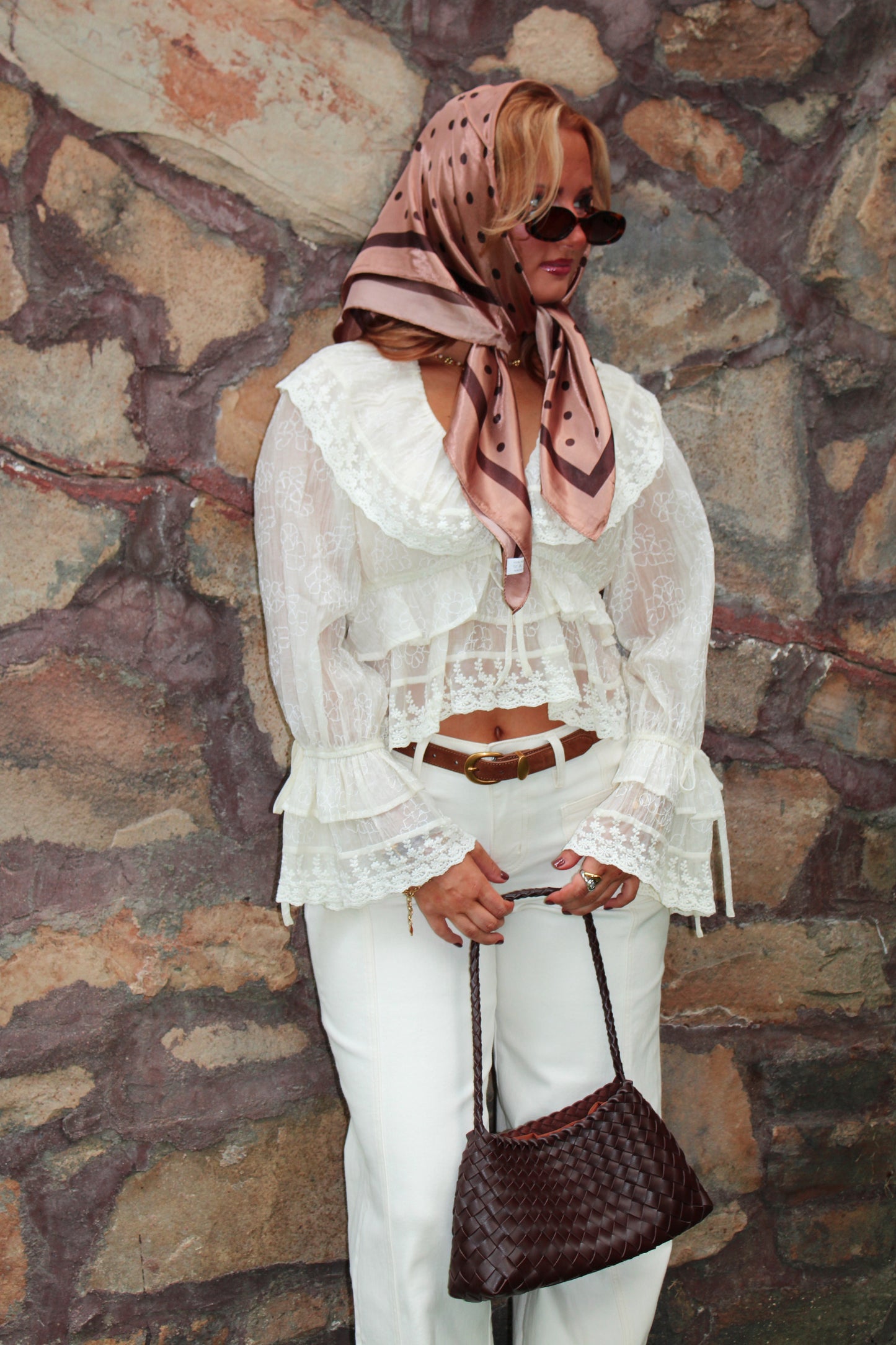 The Poésie Lace Blouse