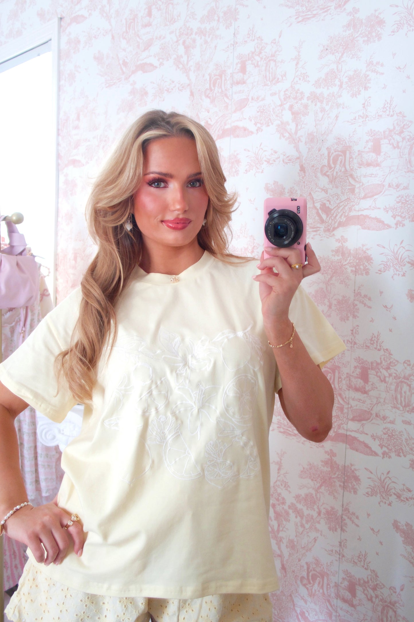 Limoncello Embroidered Tee