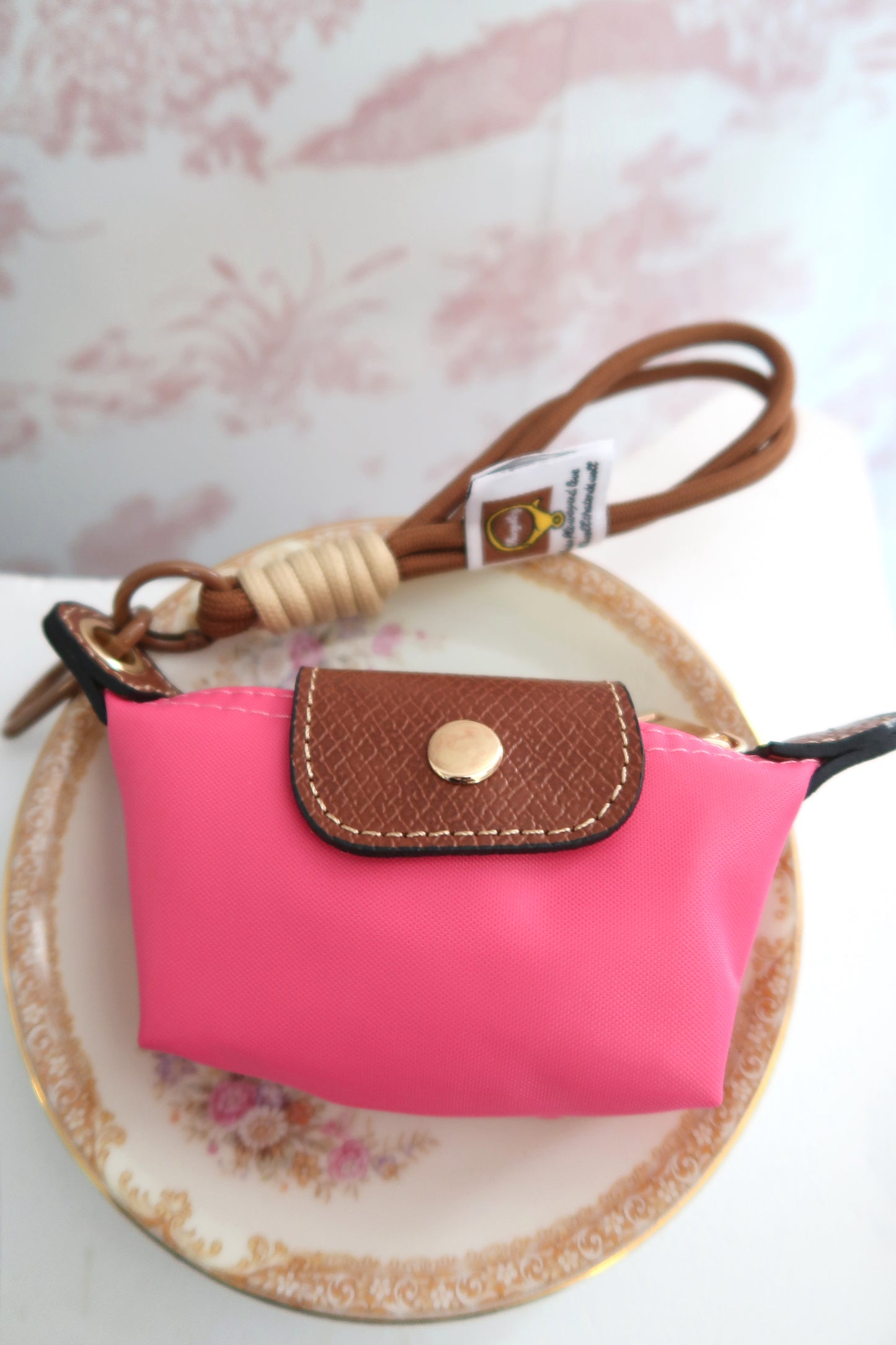 Petit Pouch Keychain - Barbie Pink