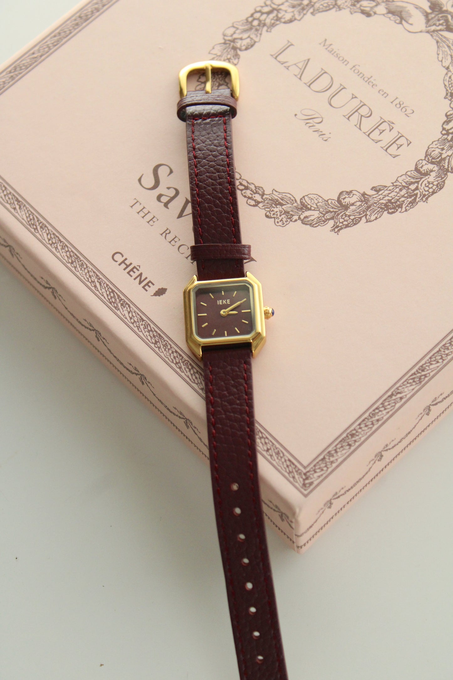 Heritage Claret Leather Watch