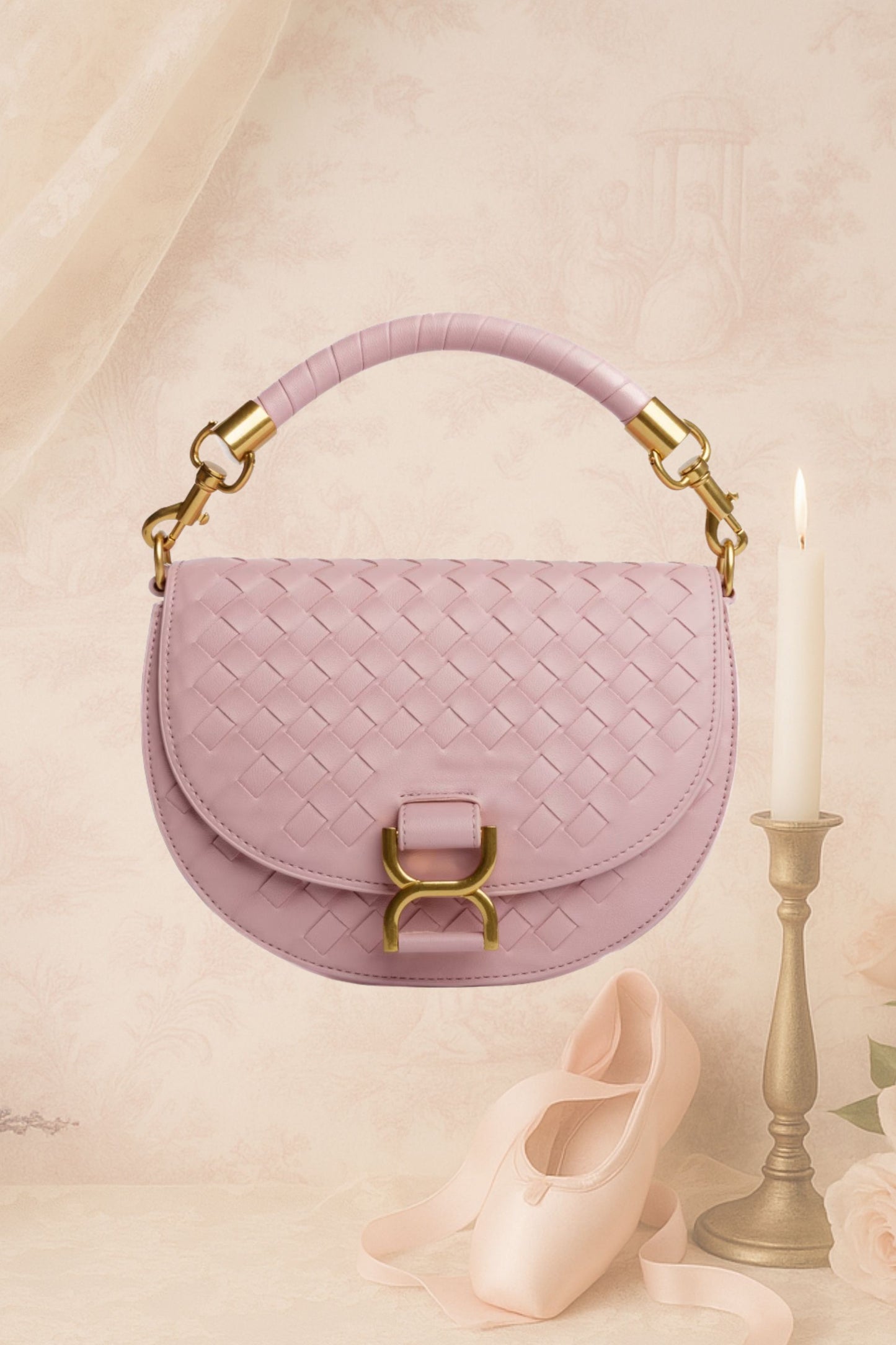 The Camellia Saddle Bag