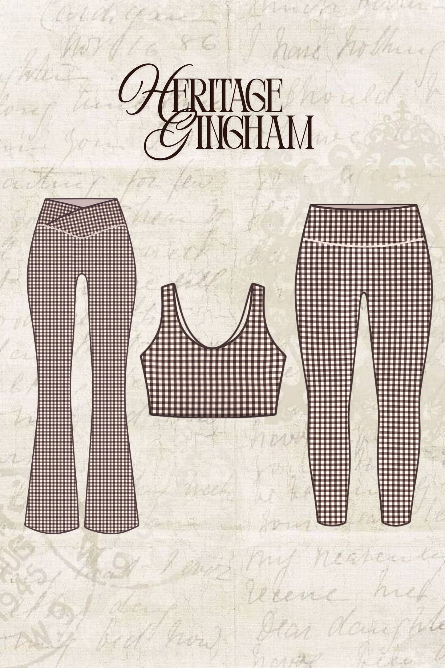 Heritage Gingham Three Piece Set