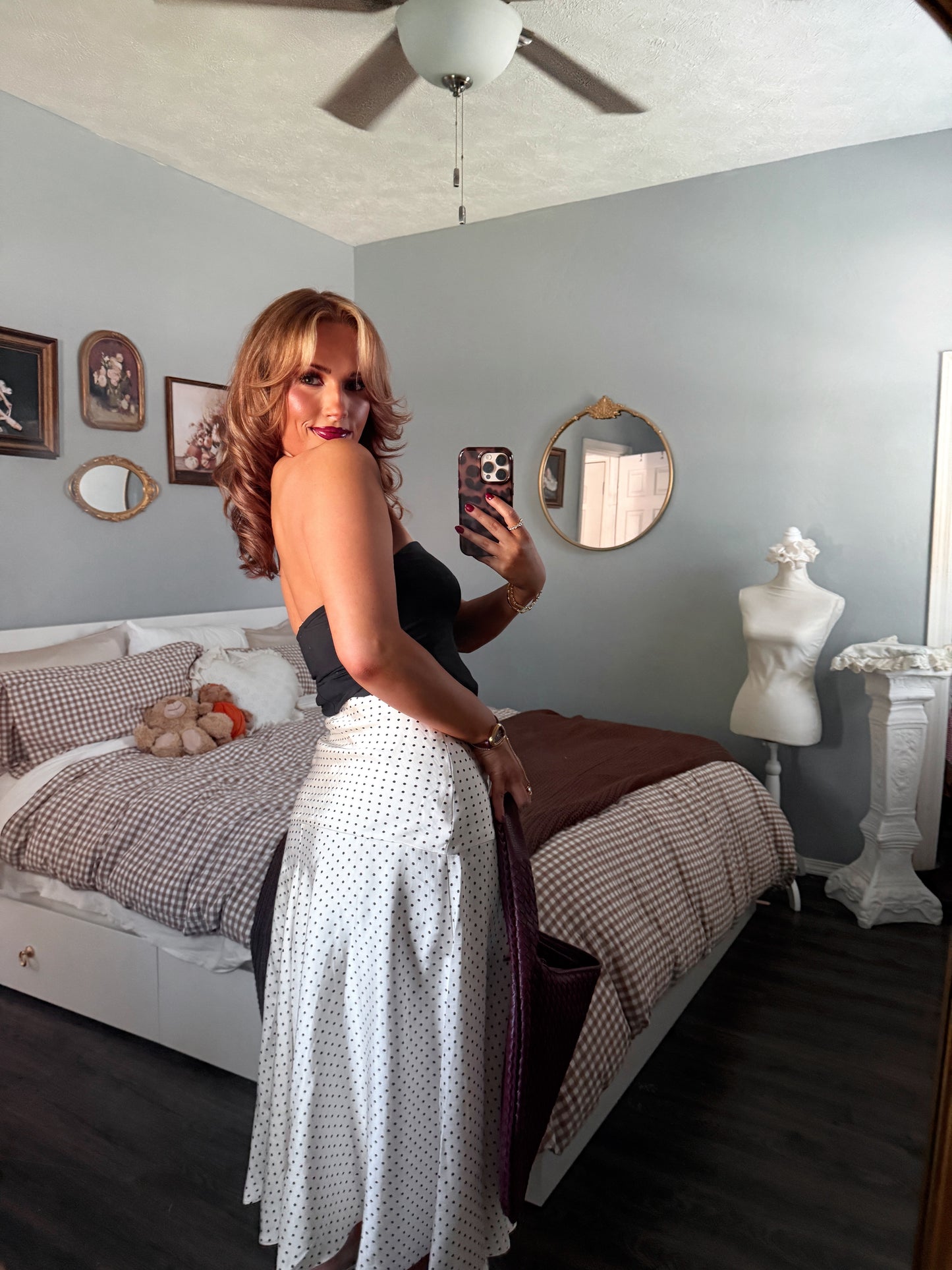 The French Girl Satin Skirt