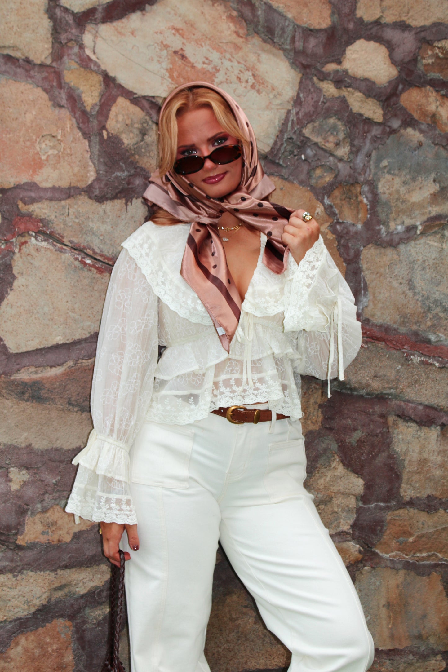 The Poésie Lace Blouse