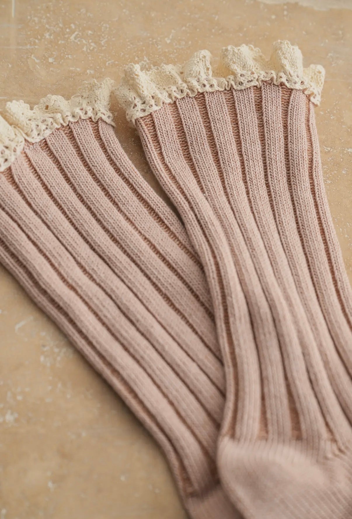 Rosé Châle Socks