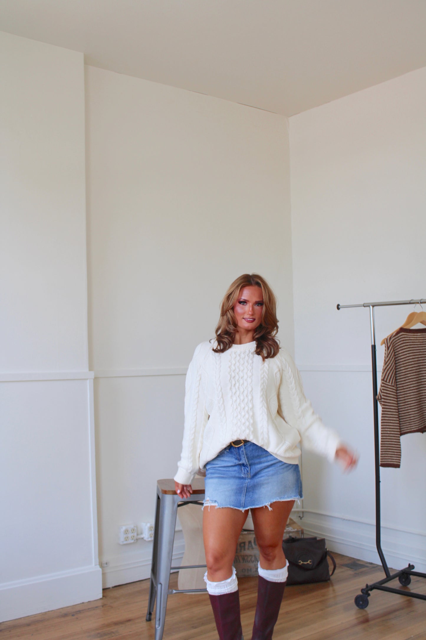 The Rory Cable Knit Sweater PREORDER 8.30