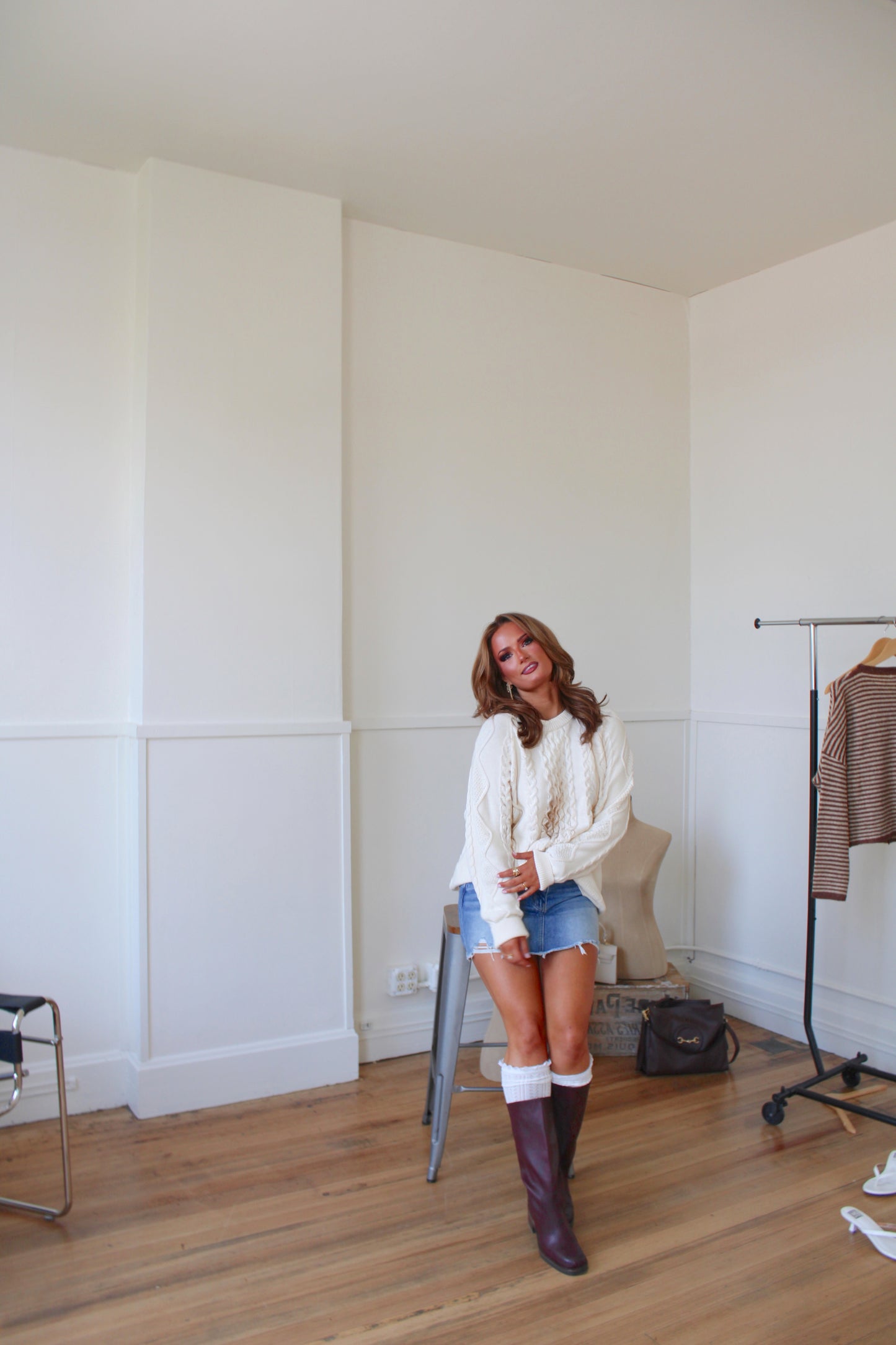 The Rory Cable Knit Sweater PREORDER 8.30