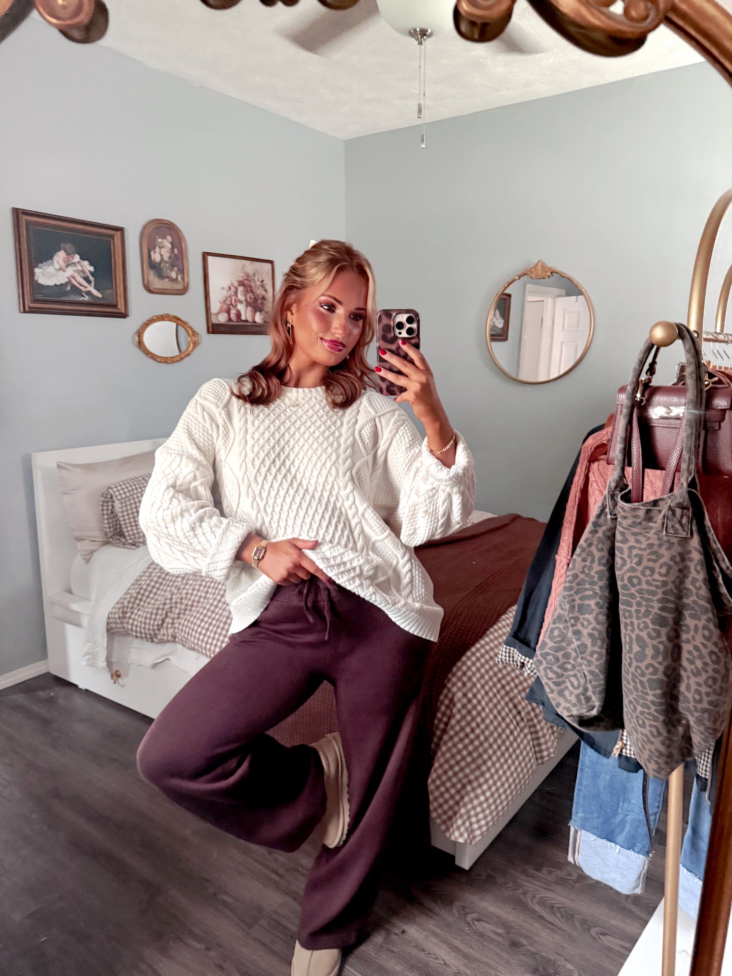 Mulberry Knit Pants