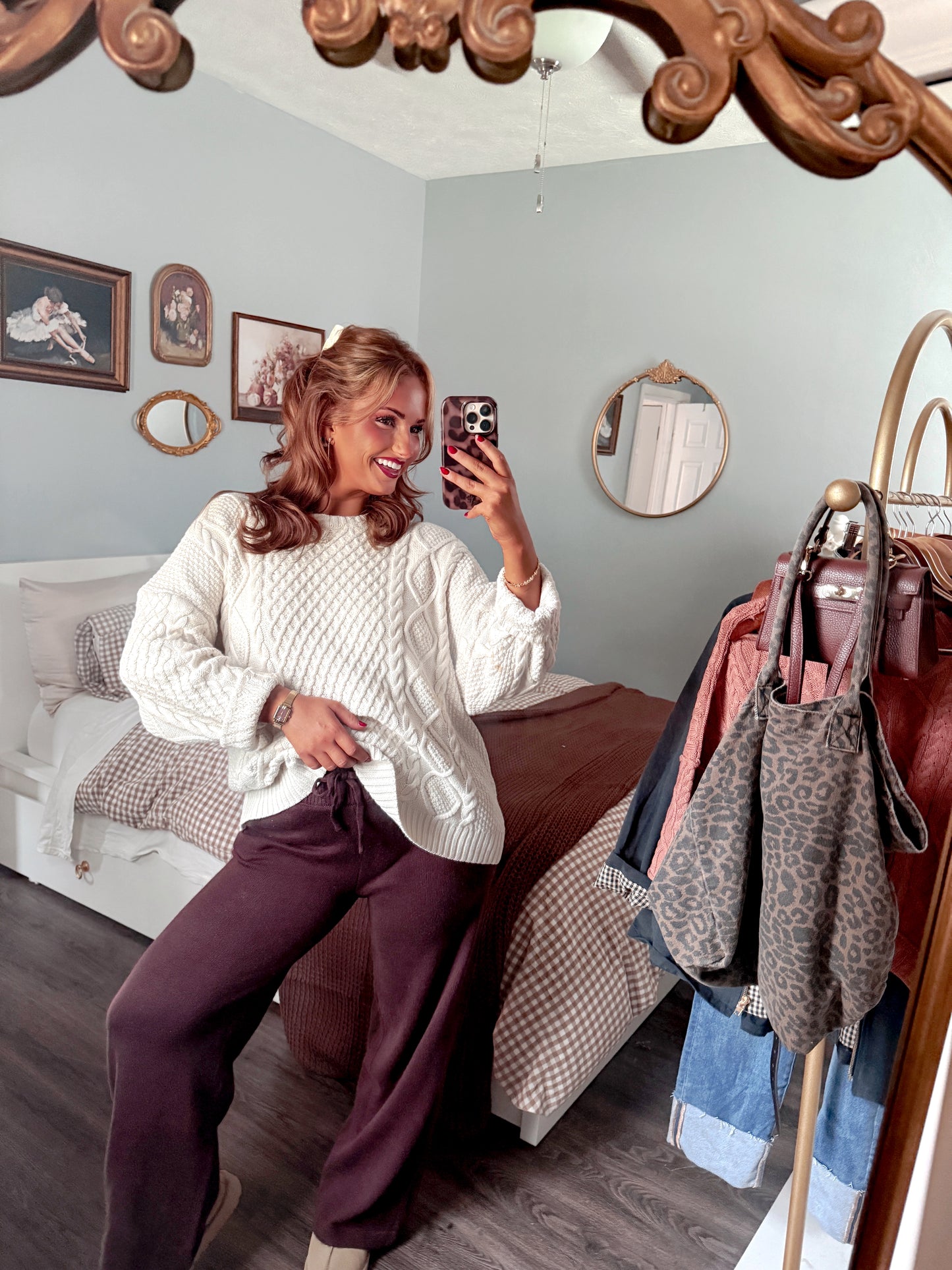 Mulberry Knit Pants