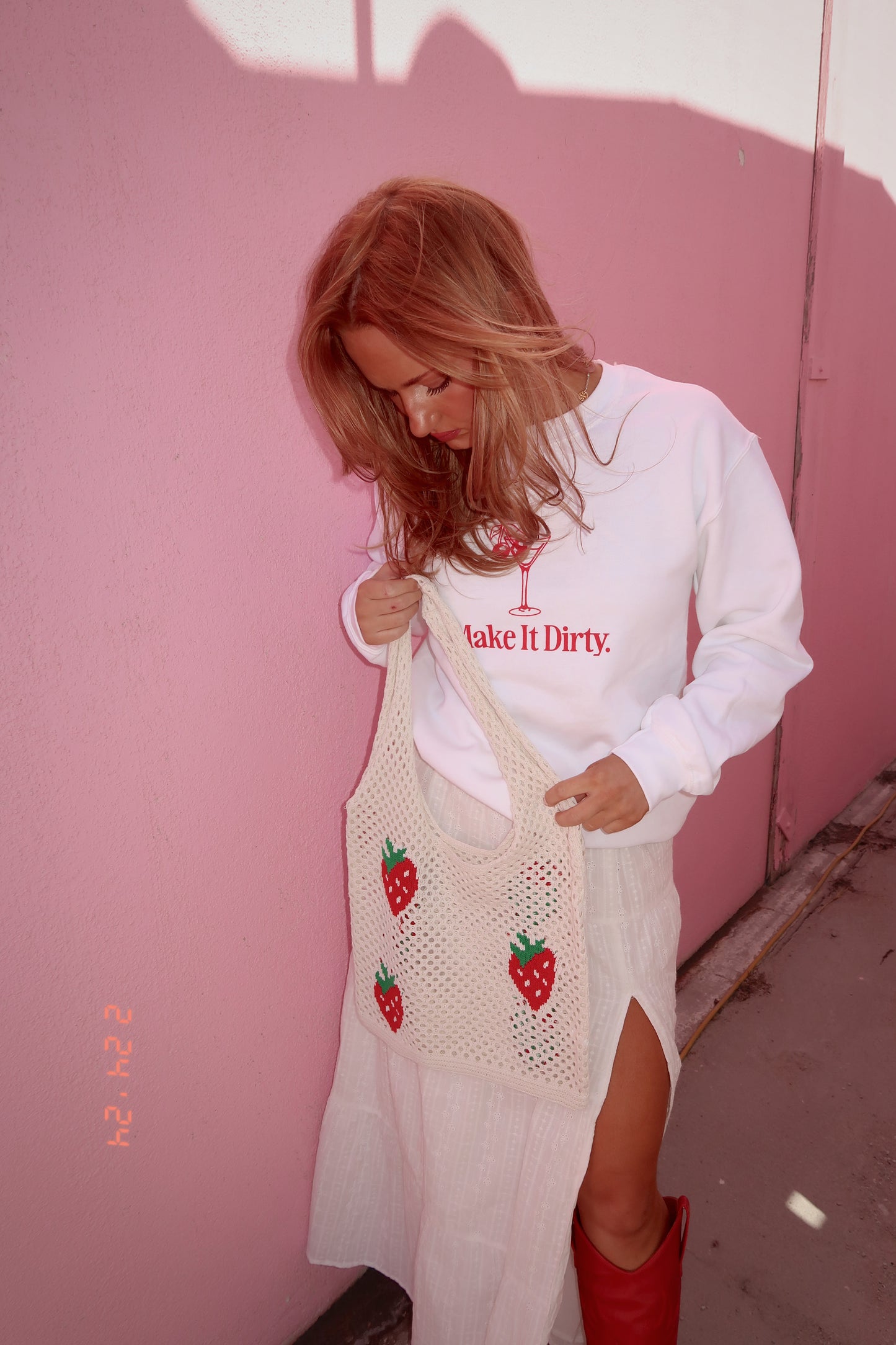 Strawberry Fields Crochet Bag