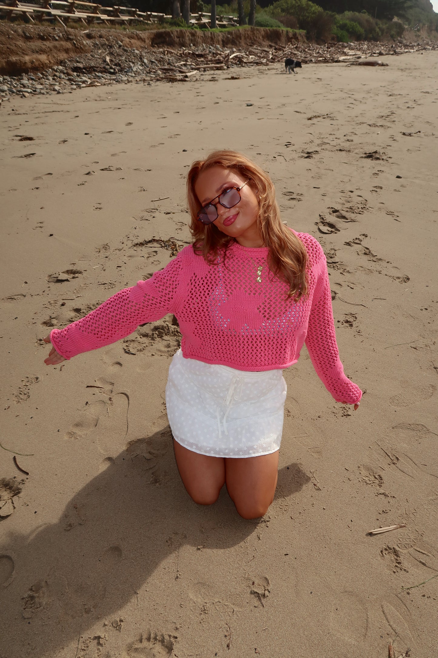 Coral Reef Crochet Sweater