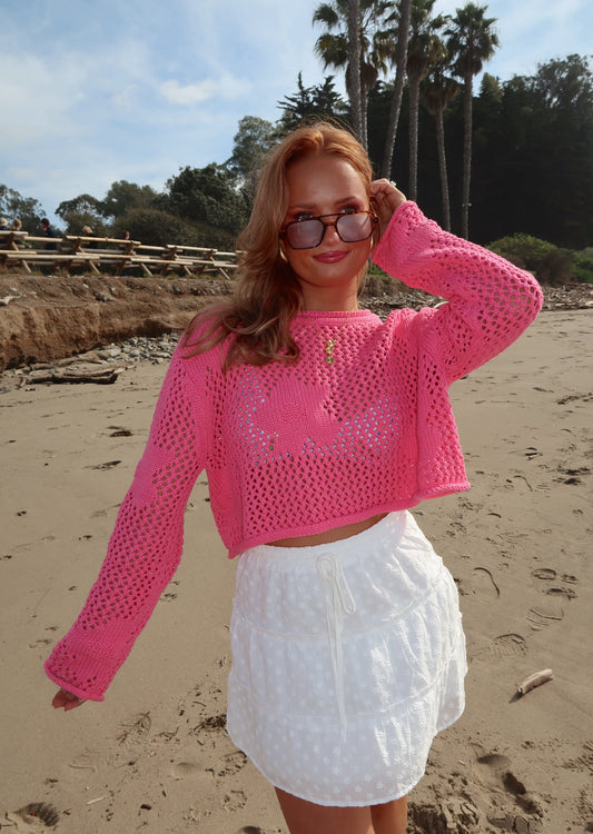 Coral Reef Crochet Sweater