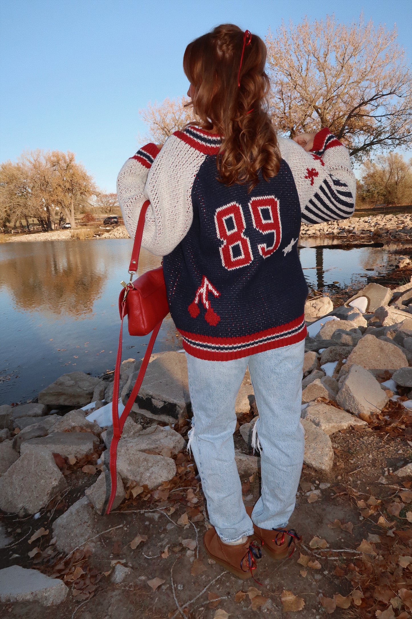 Cherry Ribbon Cardigan - Cherry Milkshake