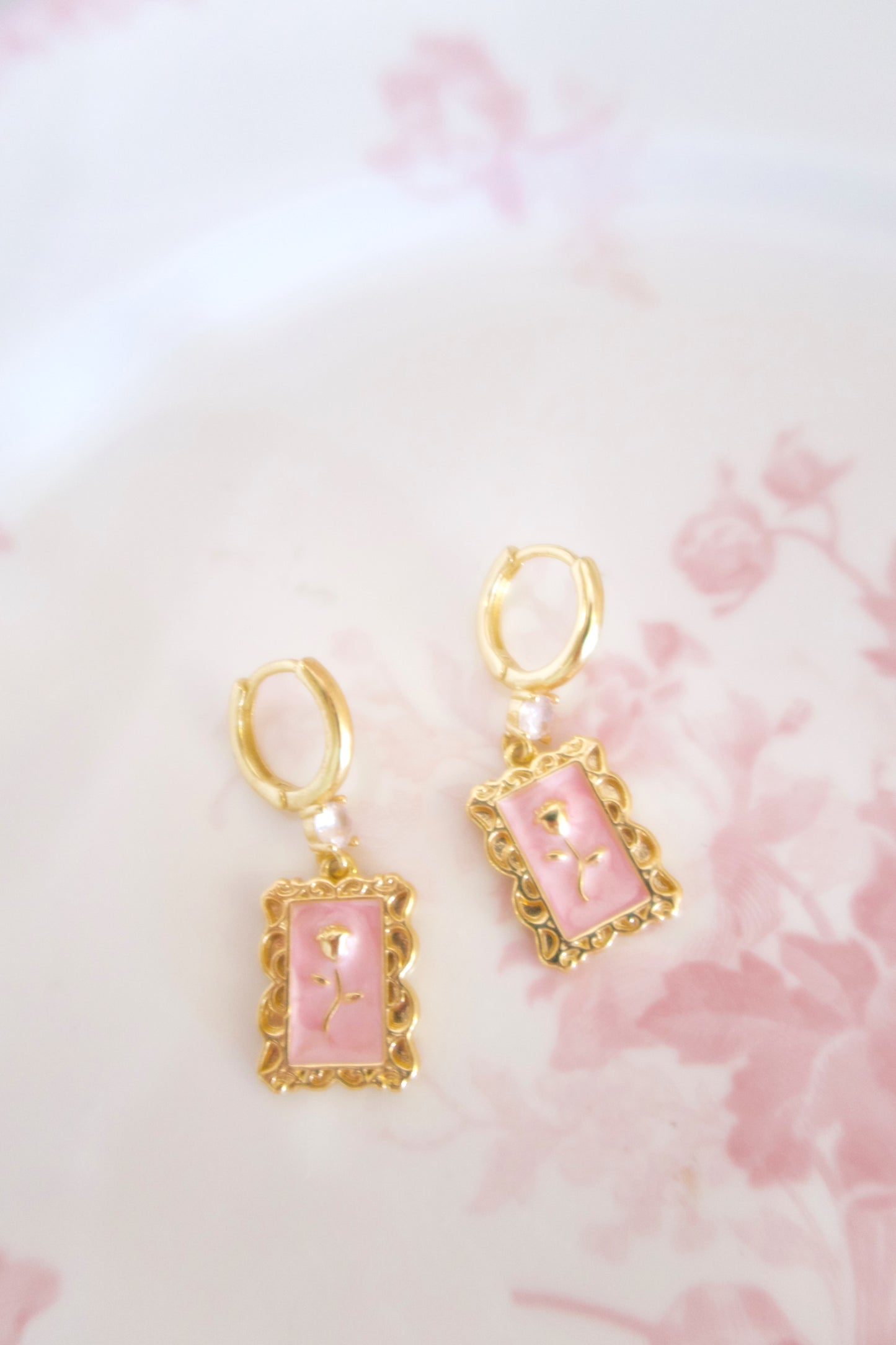 Fleur De Rose Earrings