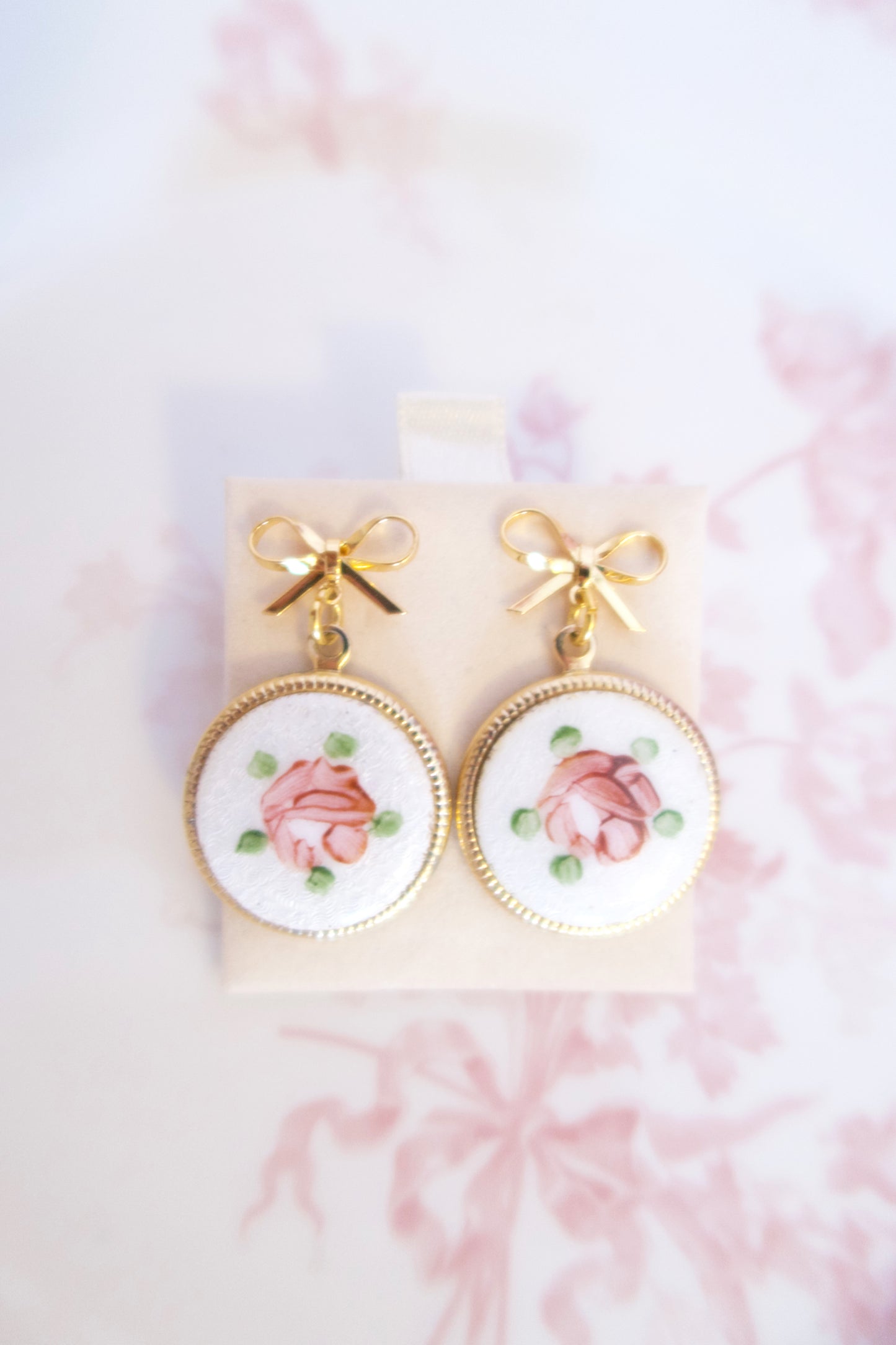 Briar Blossom Vintage Earrings