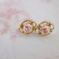 Primrose Porcelain Button Earrings